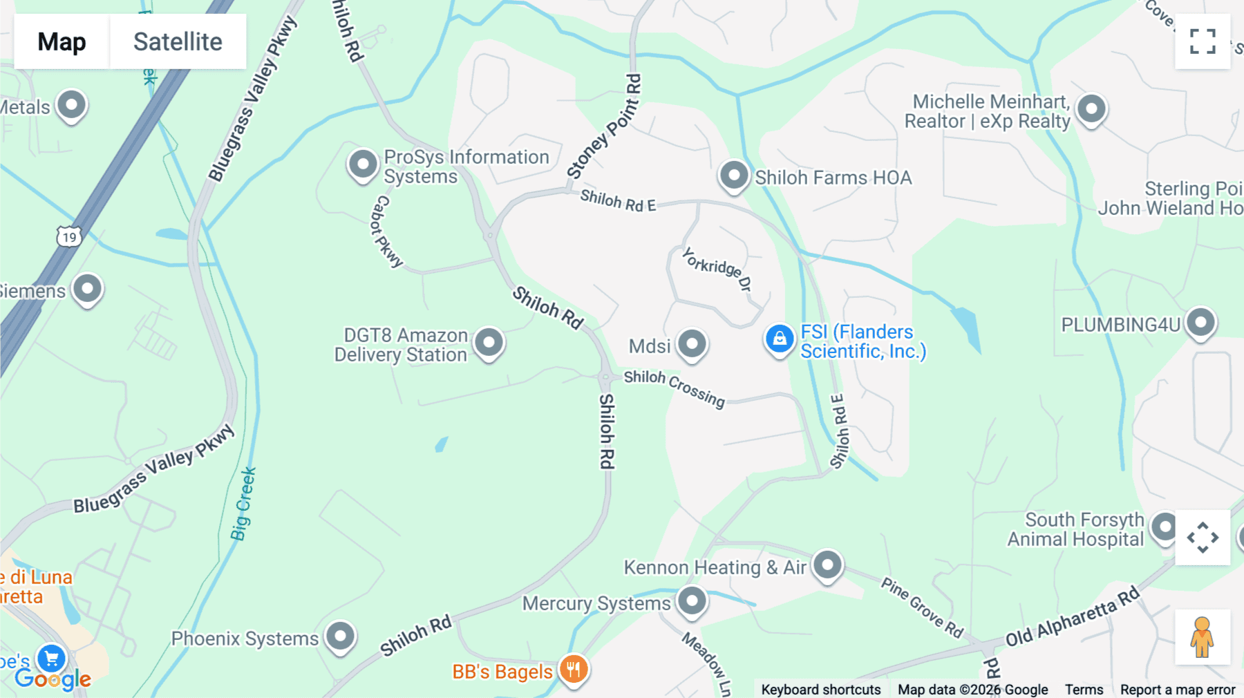 Click for interative map of 5975 Shiloh Road, 1st & 2nd Floor, Alpharetta (Georgia)