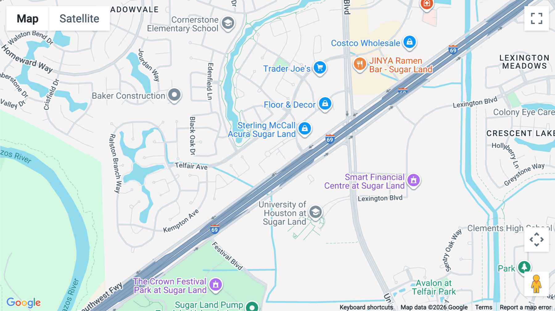 Click for interative map of 6920 Brisbane Court, 2nd Floor, Sugar Land