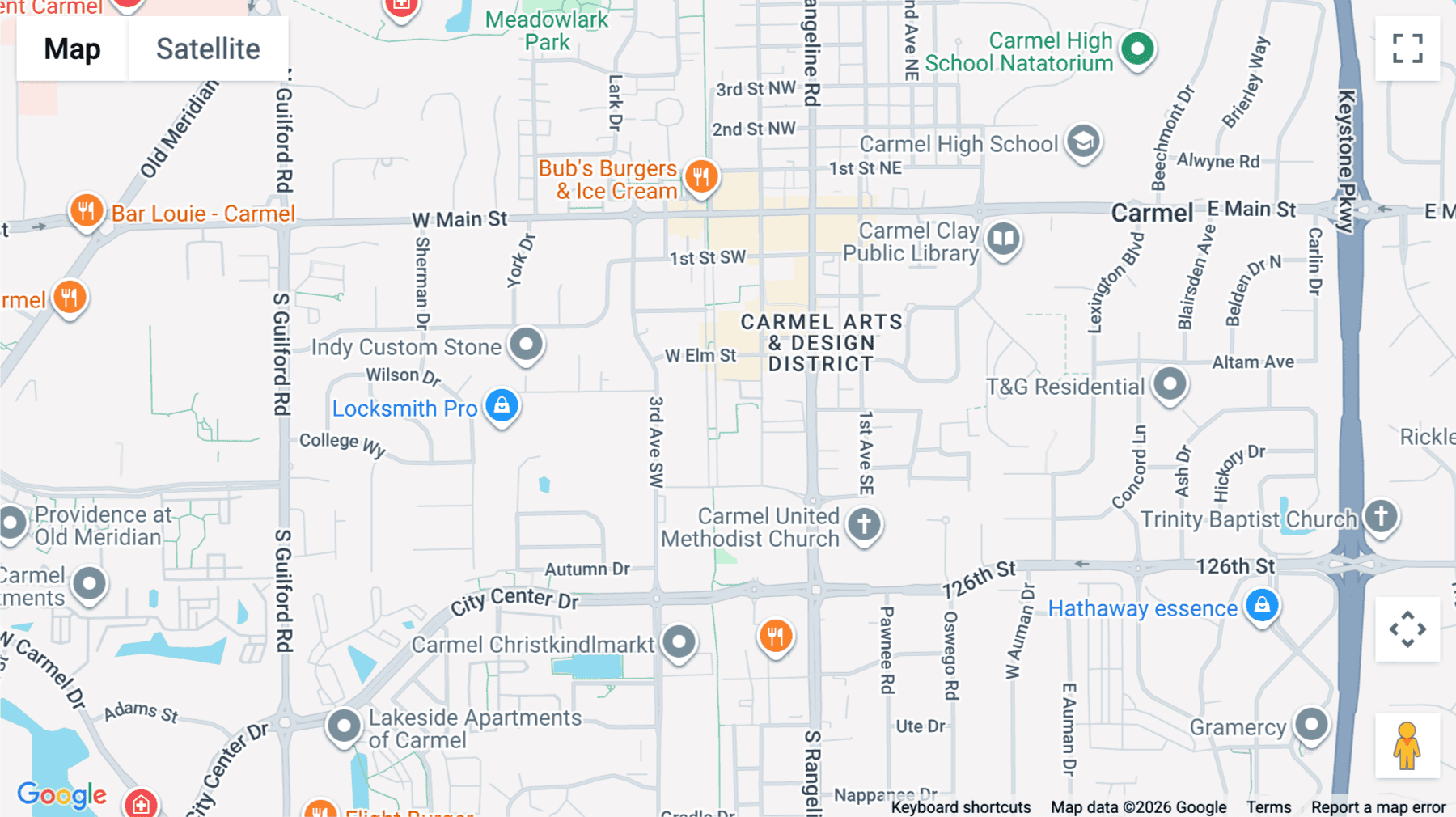 Click for interative map of 571 Monon Boulevard, Suite 200, Carmel