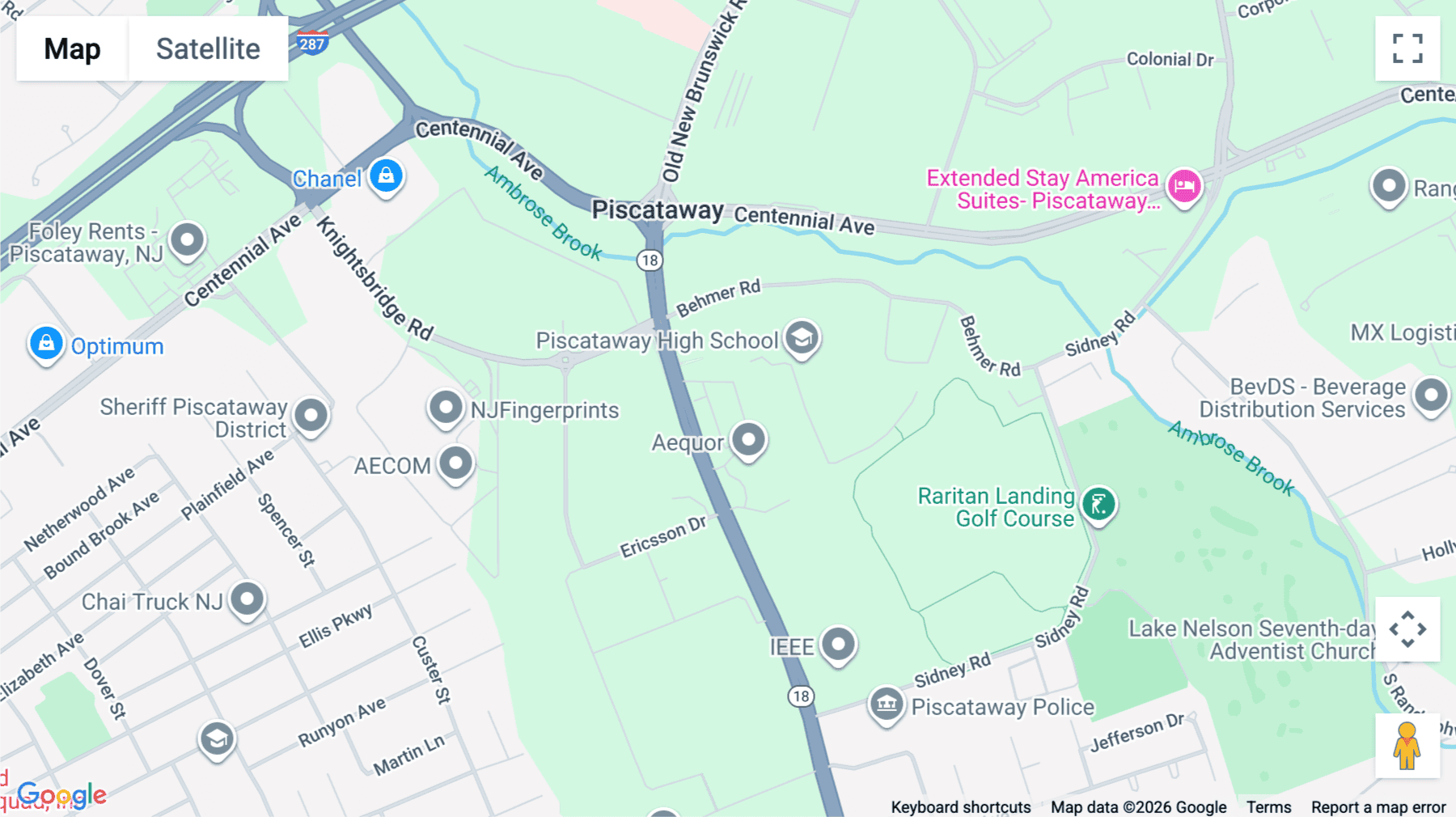 Click for interative map of 371 Hoes Ln, 200, Piscataway