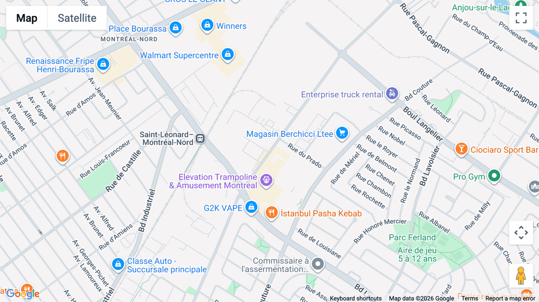 Click for interative map of 5995 Des Grandes-Prairies Blvd, 3rd Floor, Suite 301, Montreal