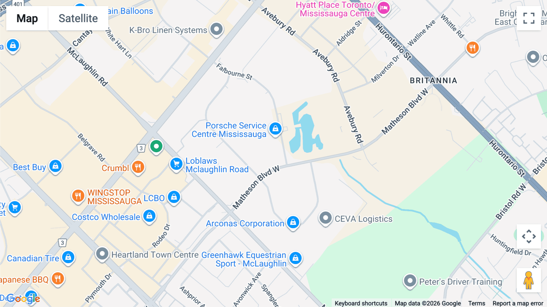 Click for interative map of 320, Matheson Boulevard West Suite 211, Mississauga