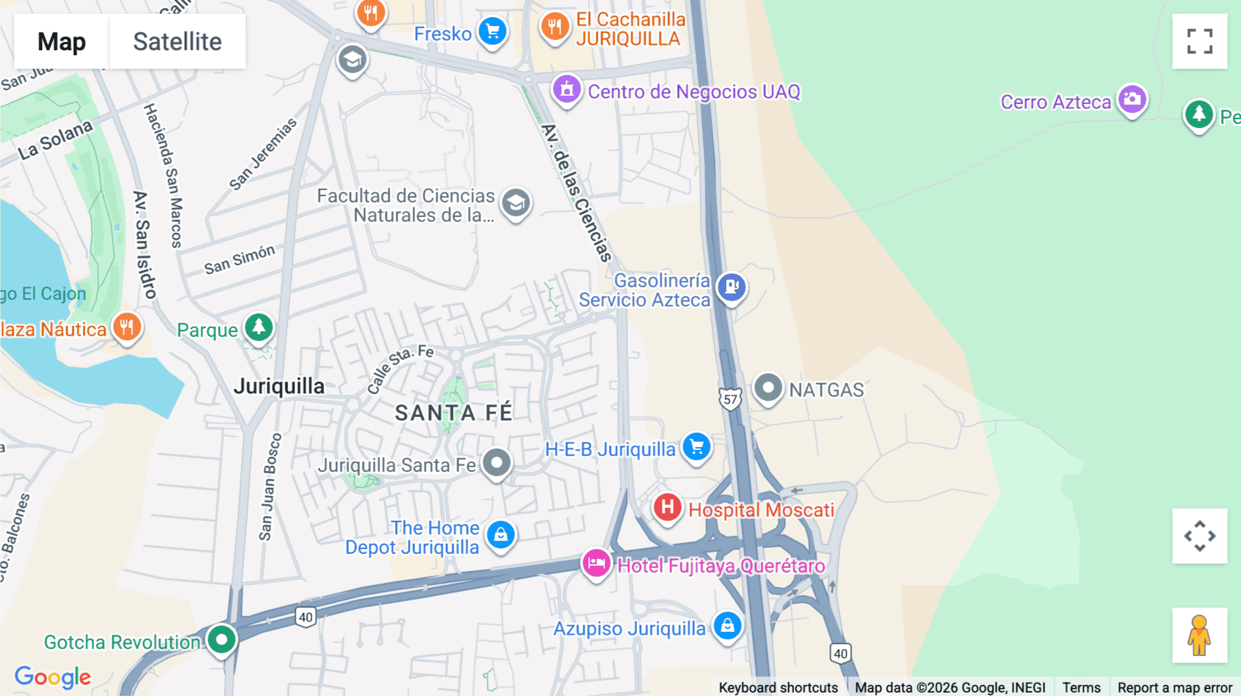 Click for interative map of 3015, Avenida de las Ciencias, Piso 3, Juriquilla