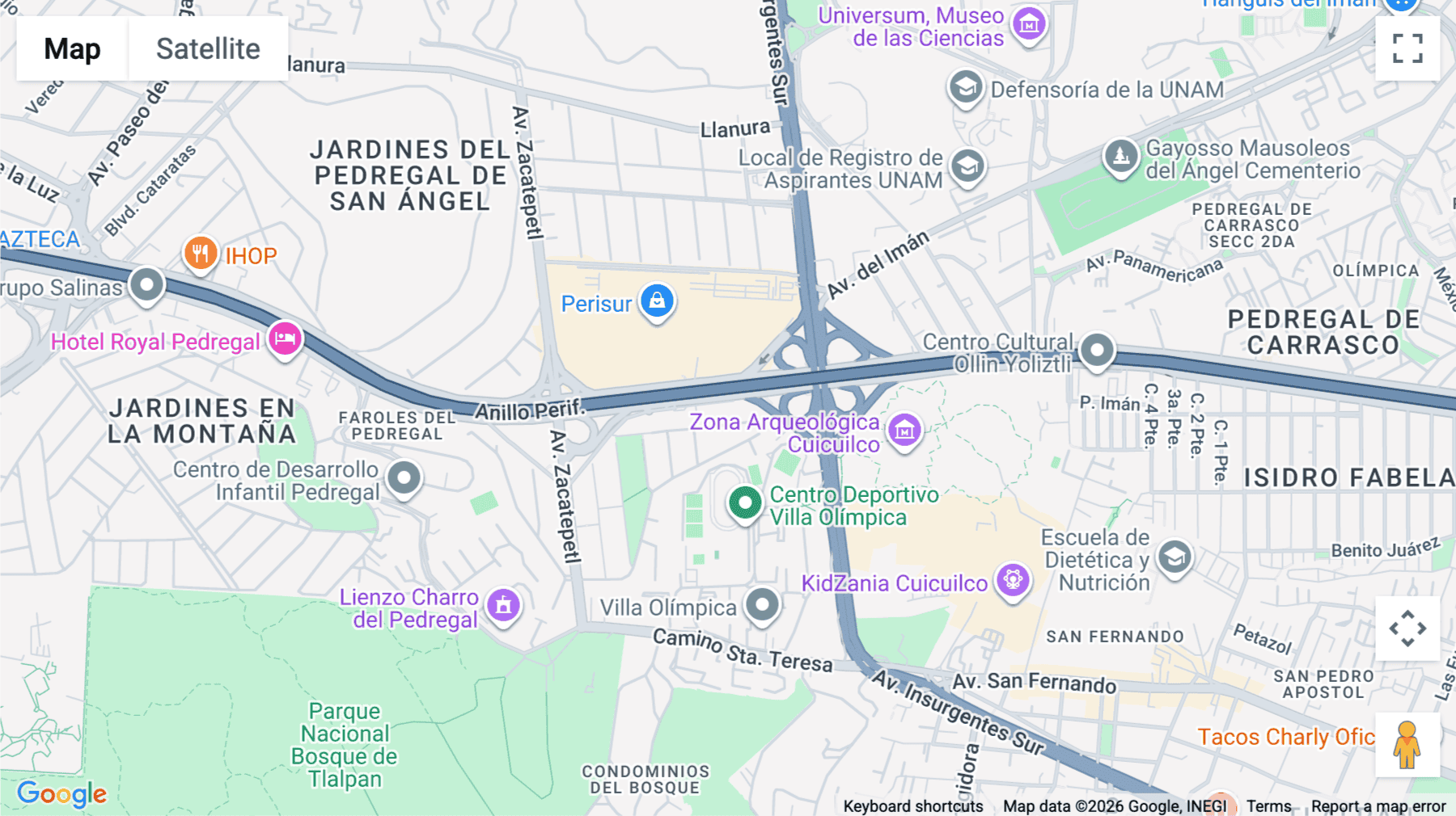 Click for interative map of 4829, Anillo Periférico Boulevard Adolfo López Mateos, Mexico City