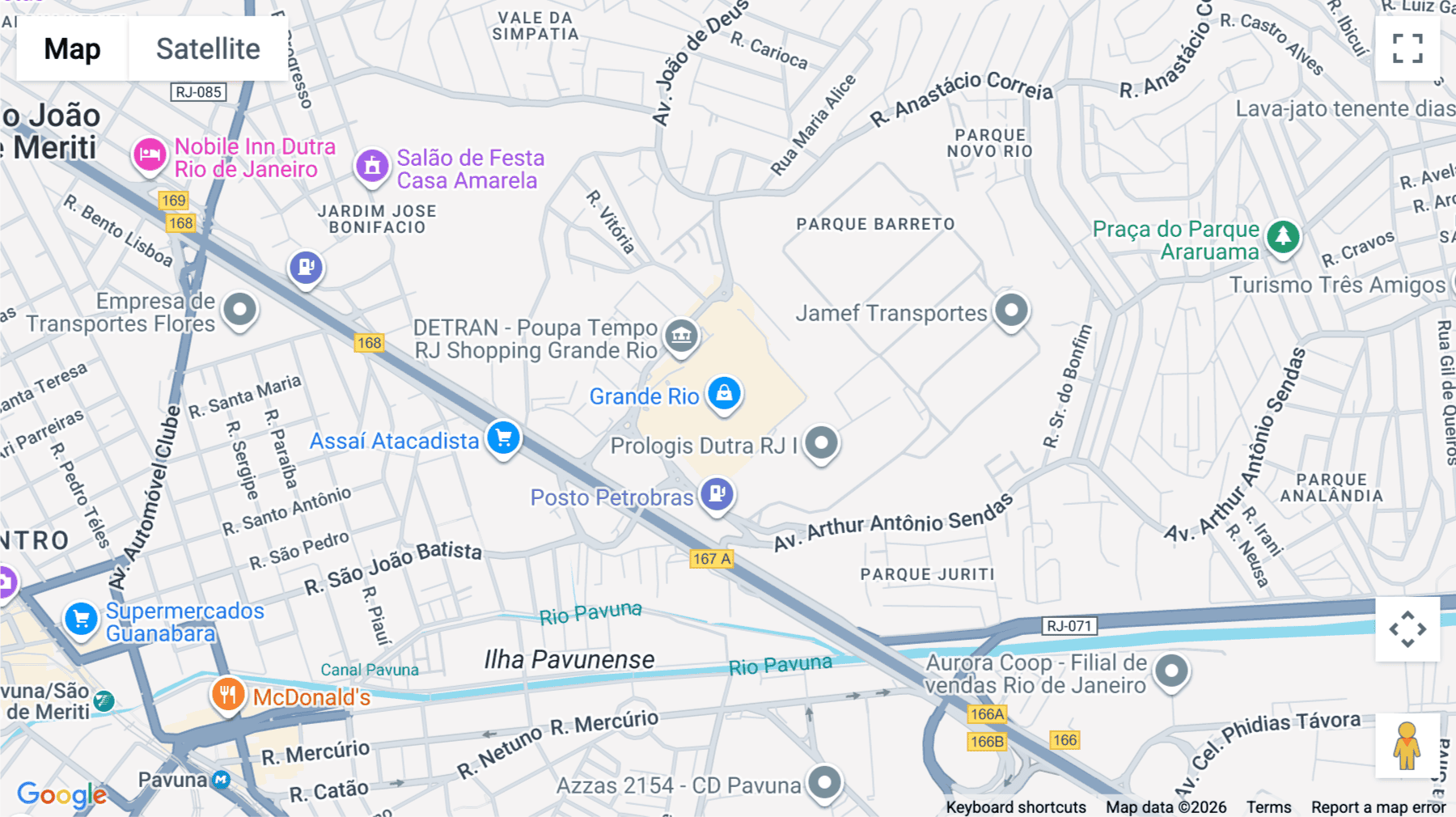 Click for interative map of R. Maria Soares Sendas, 111, Parque Barreto, São João de Meriti