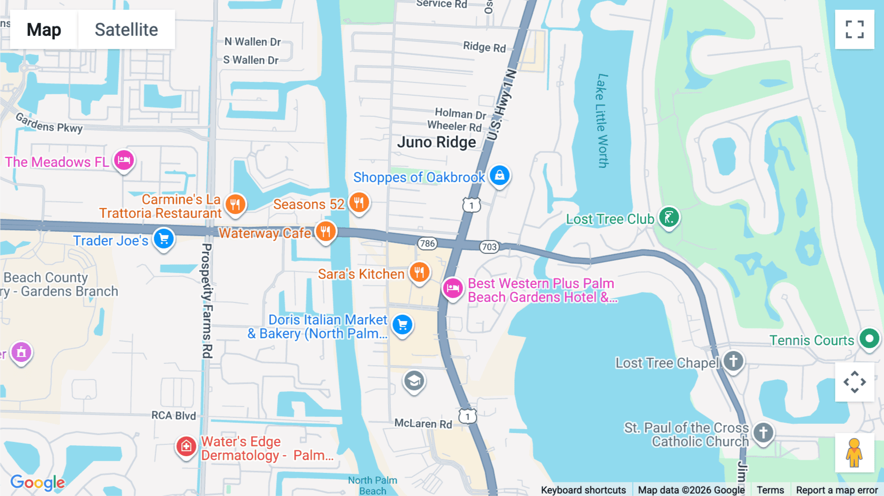 Click for interative map of 2000, PGA Boulevard, Suite 4440, Palm Beach Gardens