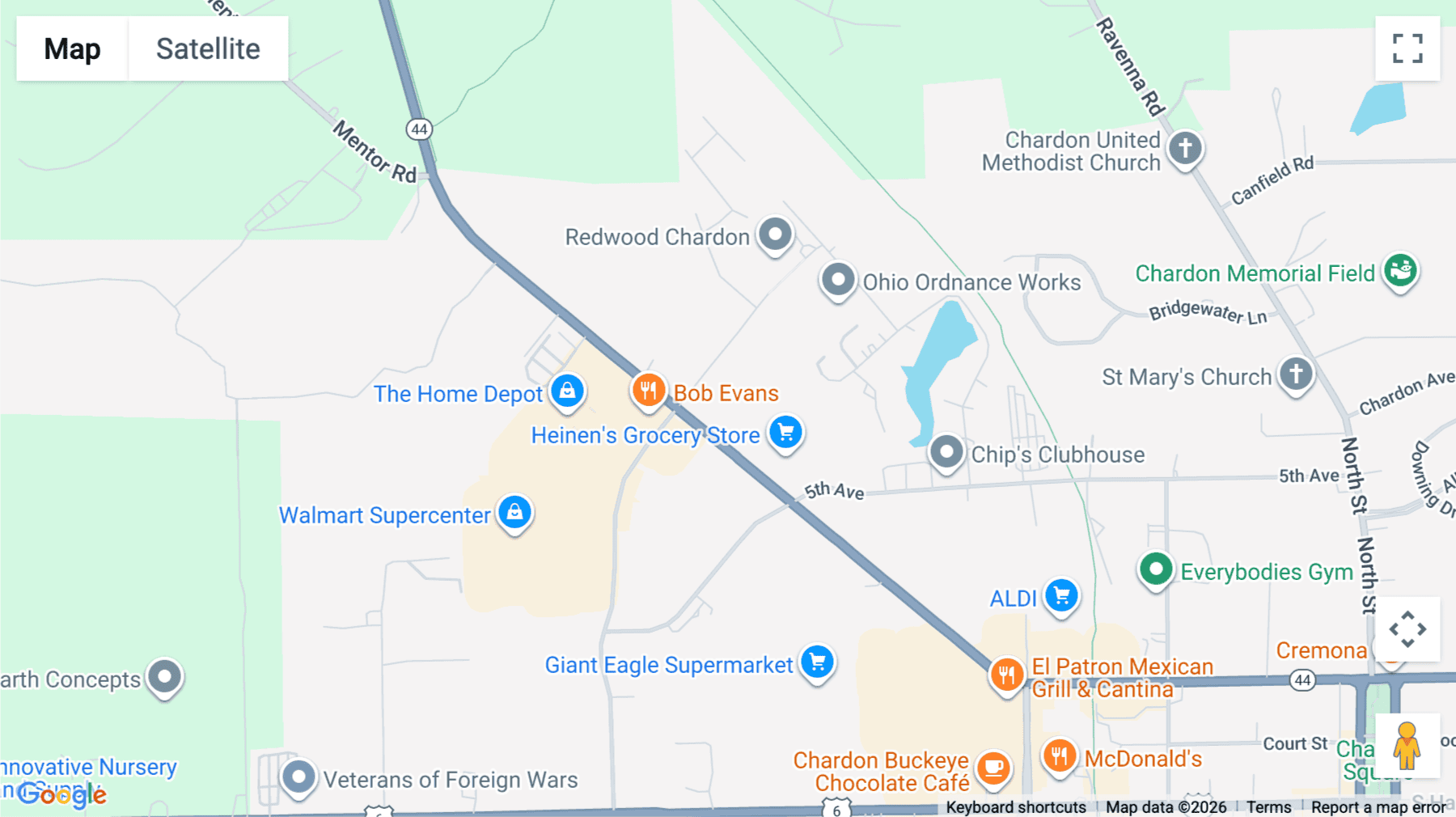 Click for interative map of 100 7th Avenue, 2nd Floor, Chardon