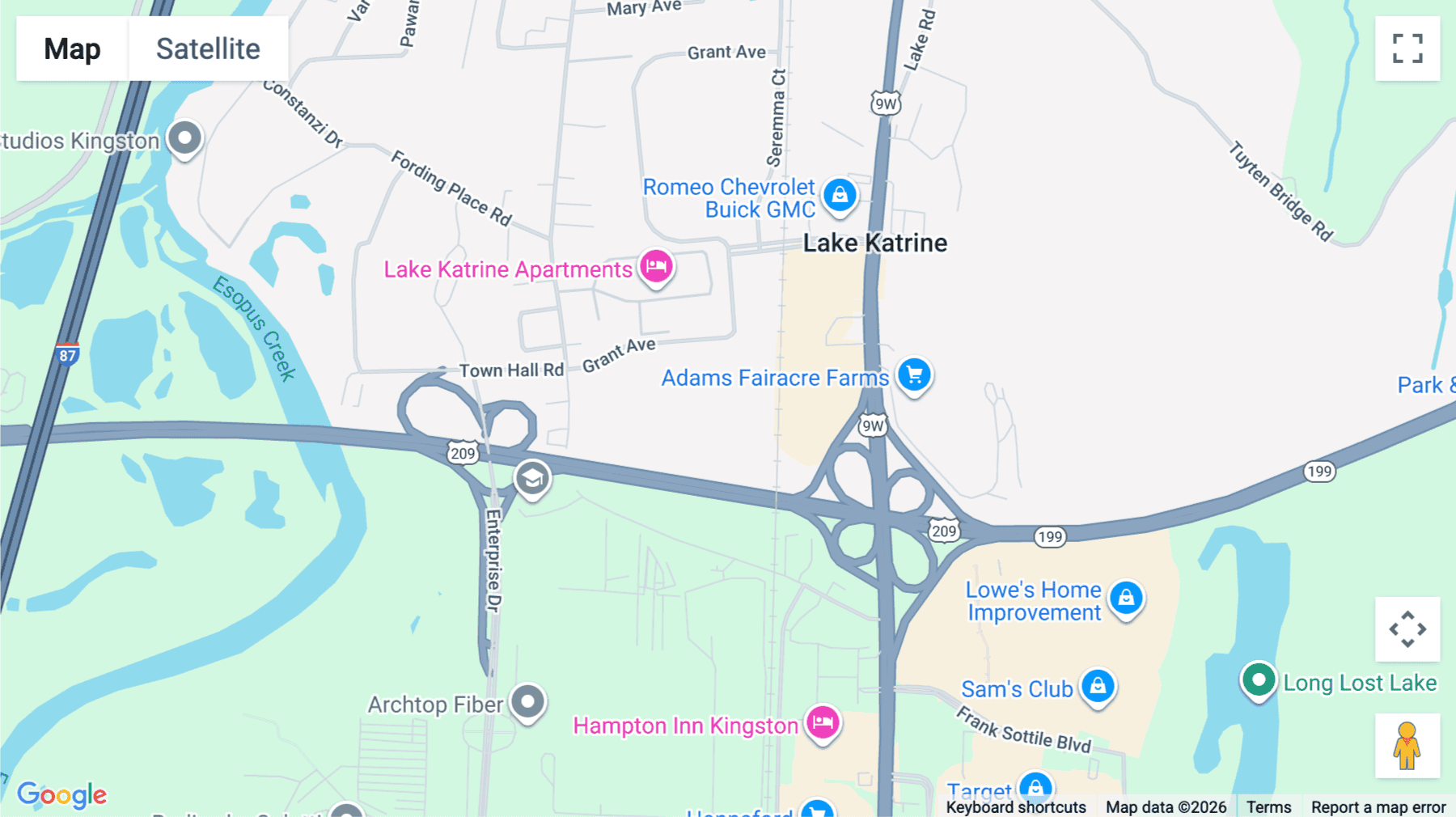 Click for interative map of 701 Grant Avenue, 1st Floor, Lake Katrine