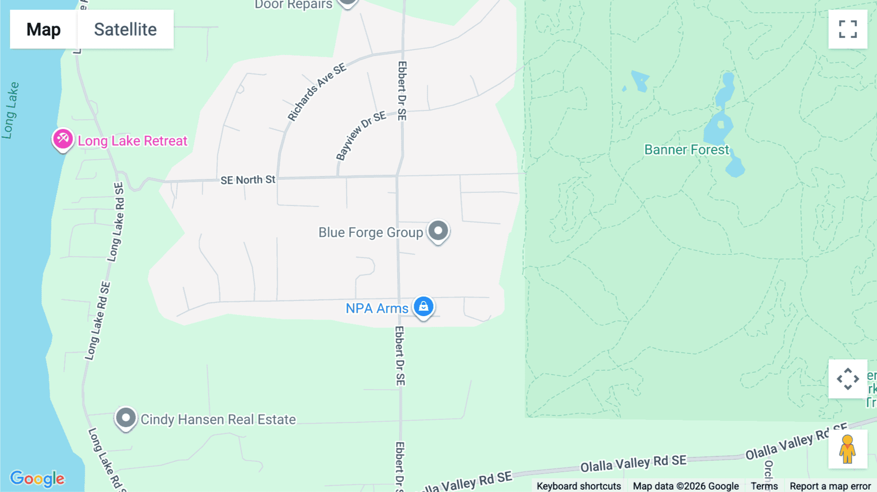 Click for interative map of 7419 Ebbert Drive Southeast, Port Orchard