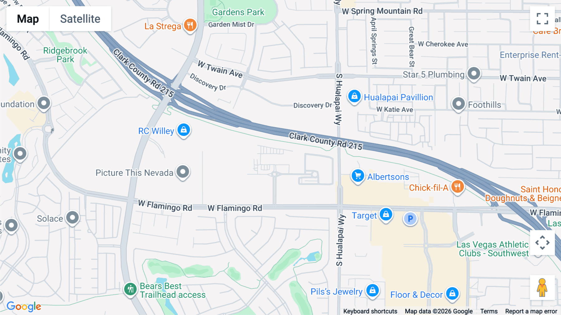 Click for interative map of 1 Meridian Vista Drive, Suite 200, Las Vegas