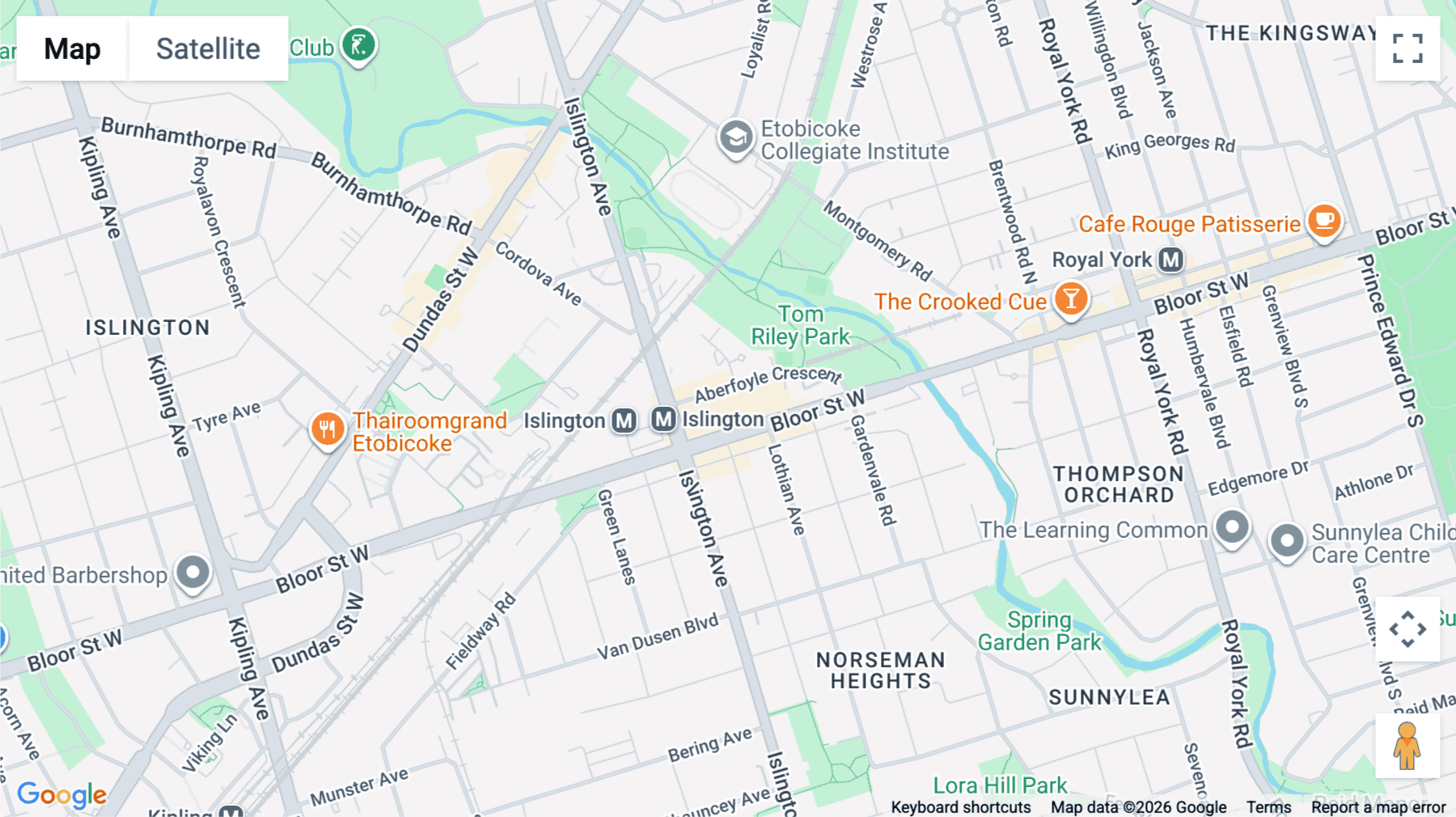 Click for interative map of 1140-3280, Bloor Street West, Toronto