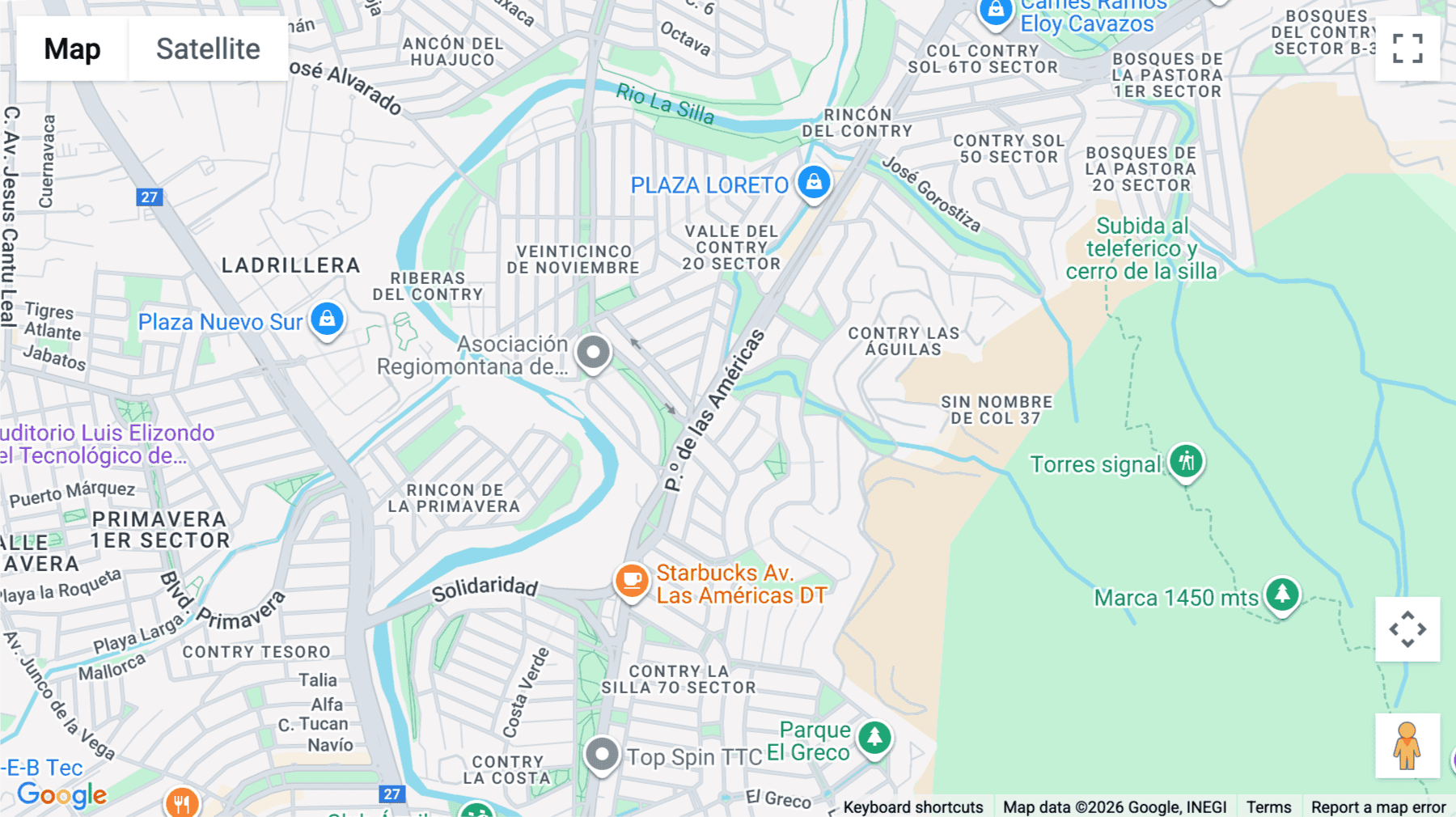 Click for interative map of 2101, Paseo de las Américas, Guadalupe