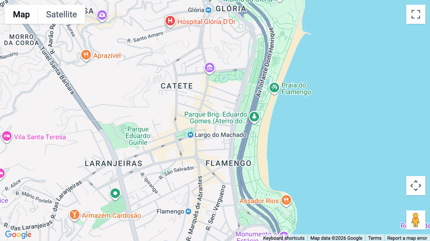 Click for interative map of 38, Rua Dois de Dezembro, sala 602, Rio de Janeiro