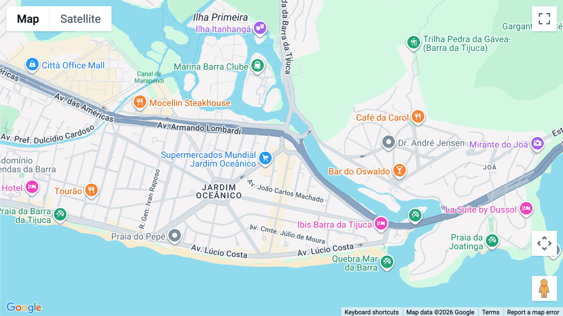 Click for interative map of Av. Olegário Maciel, 531, Barra da Tijuca, Rio de Janeiro