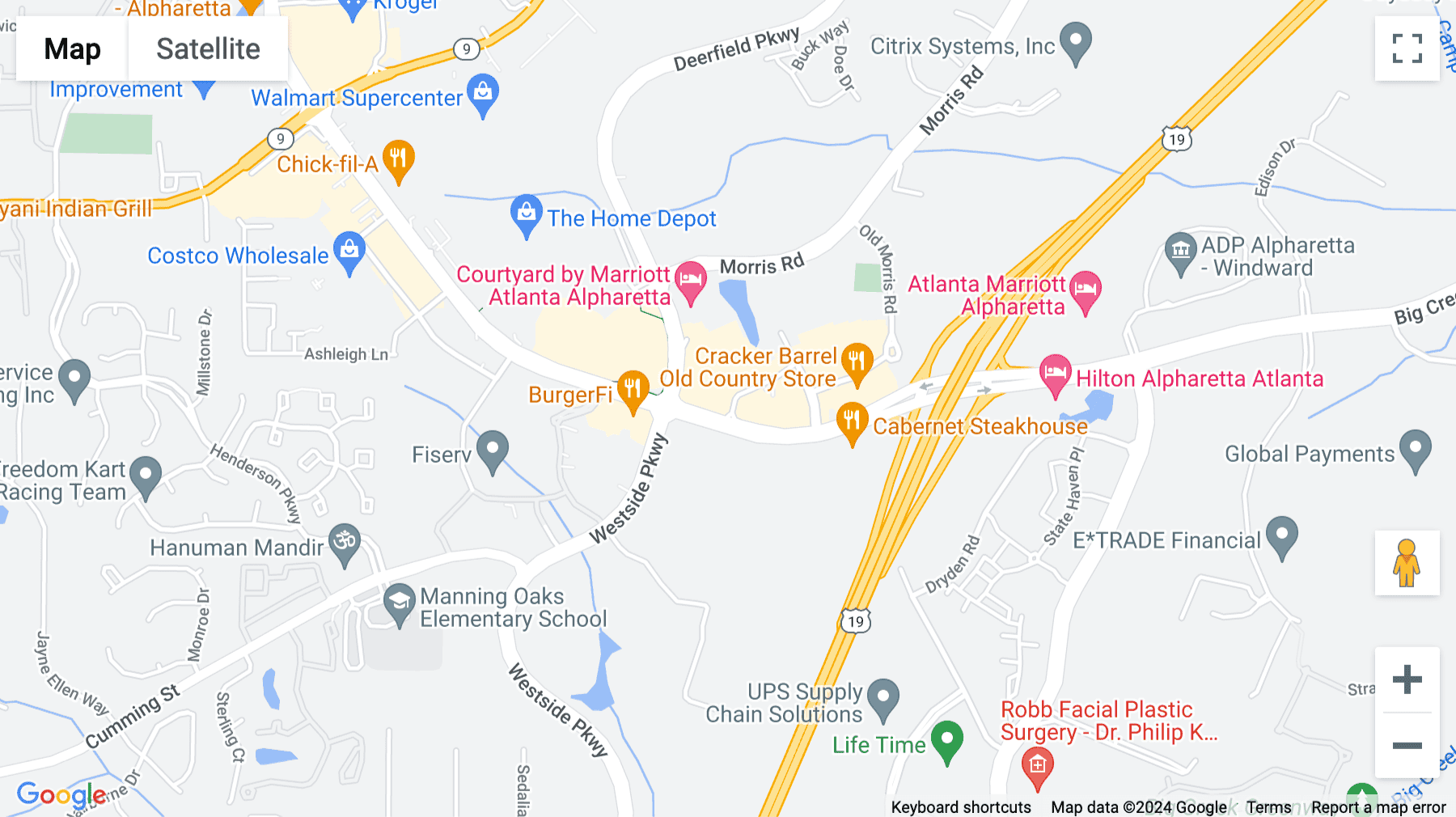 Click for interative map of 12600 Deerfield Parkway, Suite 100, Deerfield Center, Atlanta