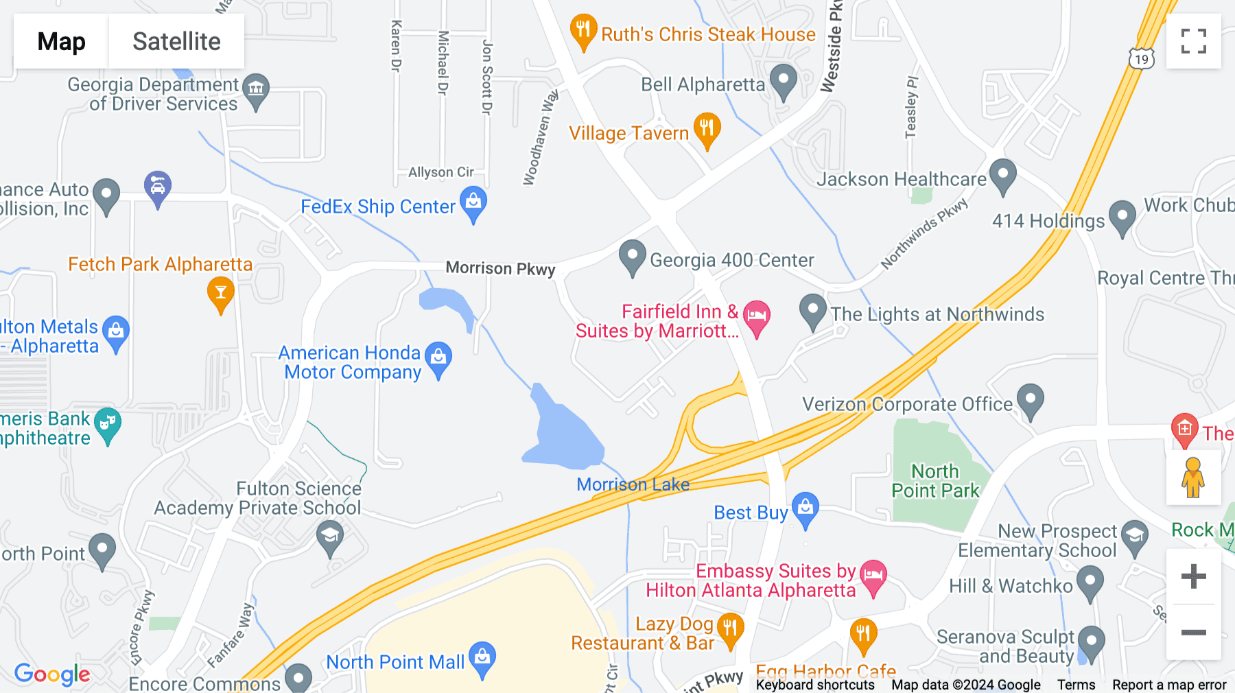 Click for interative map of 2300 Lakeview Parkway, Lakeview Center, Suite 700, Atlanta