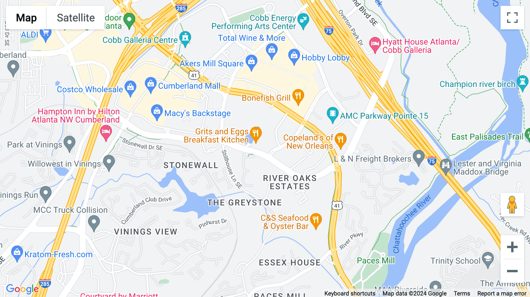 Click for interative map of 3350 Riverwood Parkway, SE,Suite 1900, Riverwood Center, Atlanta