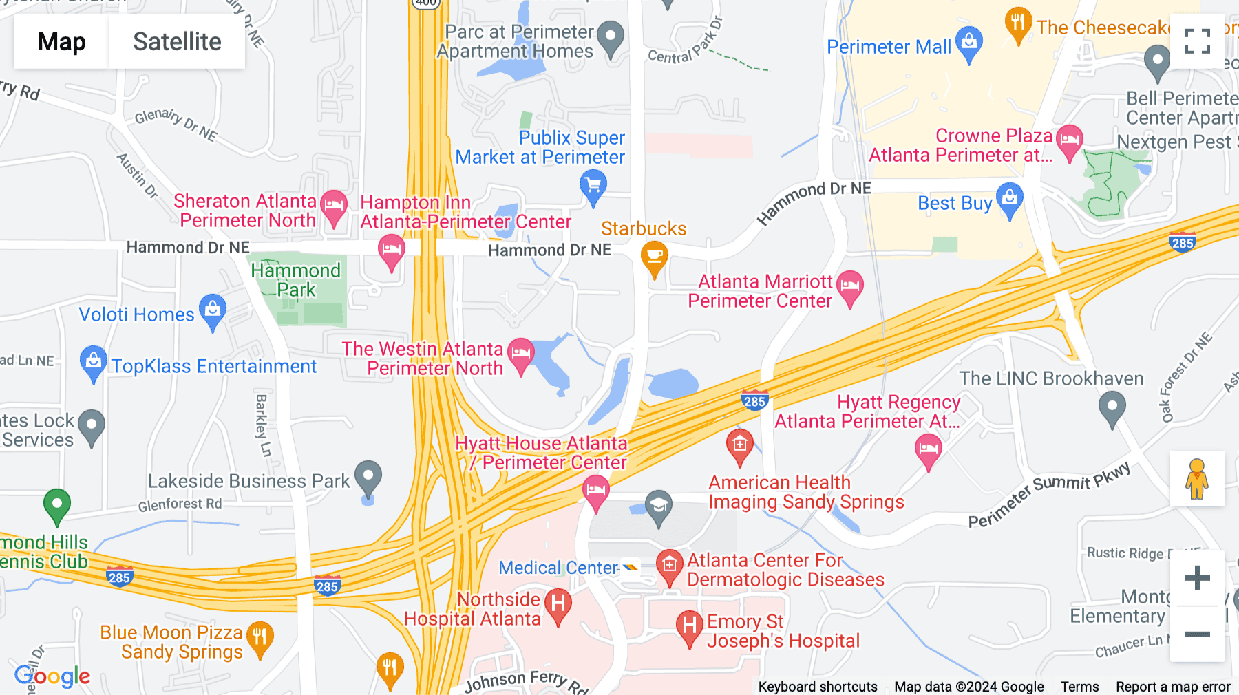 Click for interative map of 5 Concourse Parkway, Suite 3000, Atlanta