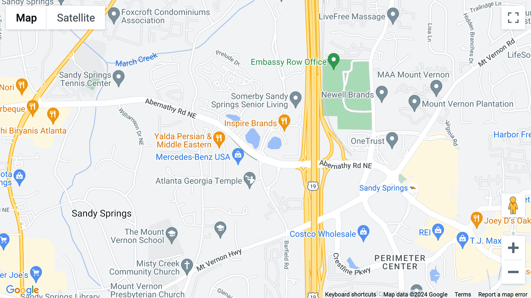 Click for interative map of 1 Glenlake Parkway, Suite 700, One Glenlake Center, Atlanta
