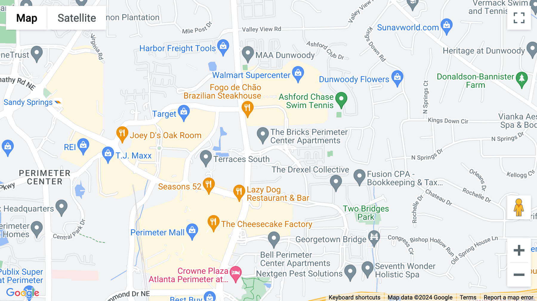 Click for interative map of 303 Perimeter Center North, Suite 300, Atlanta