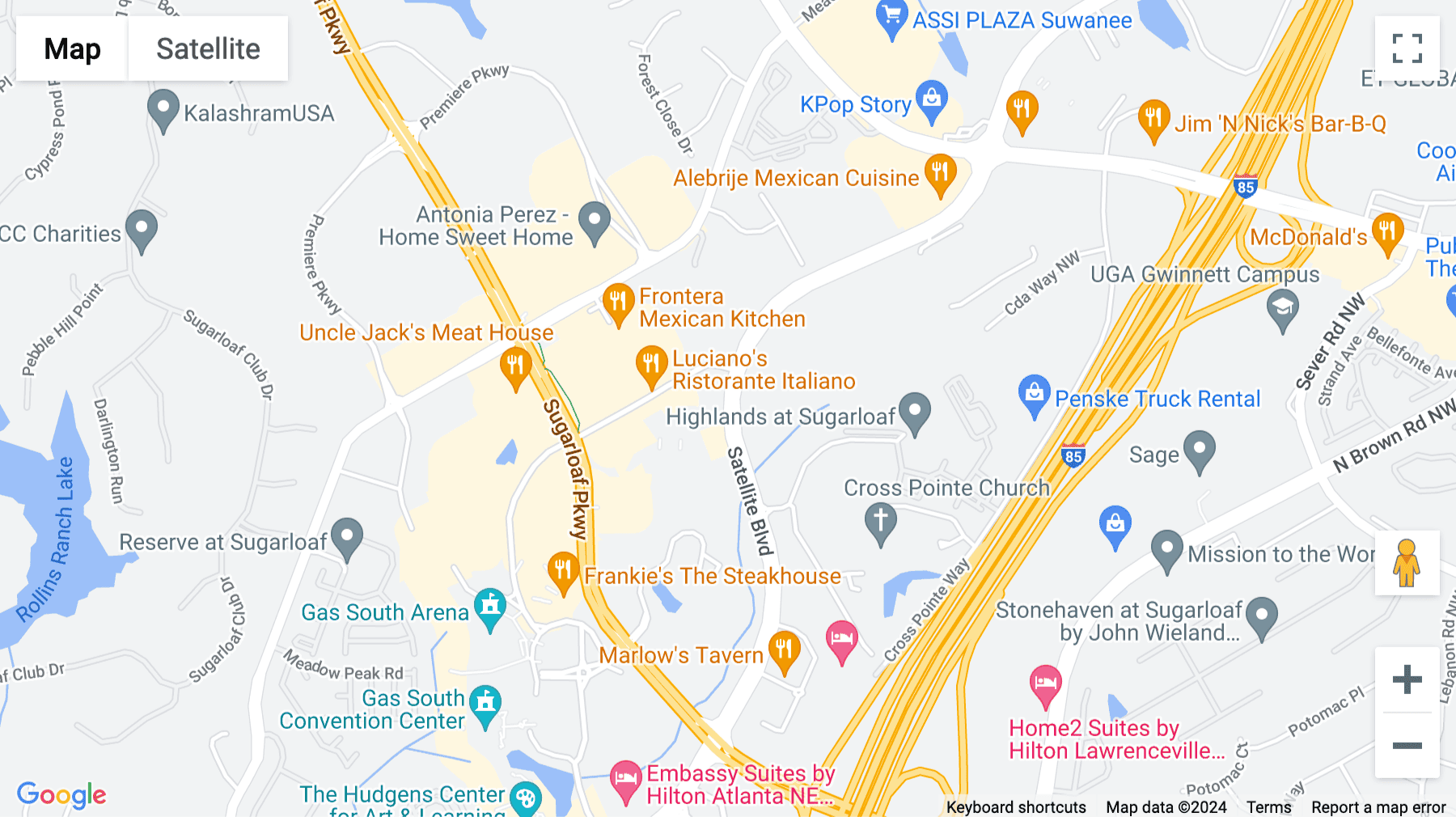Click for interative map of 2180 Satellite Boulevard, Suite 400, Atlanta