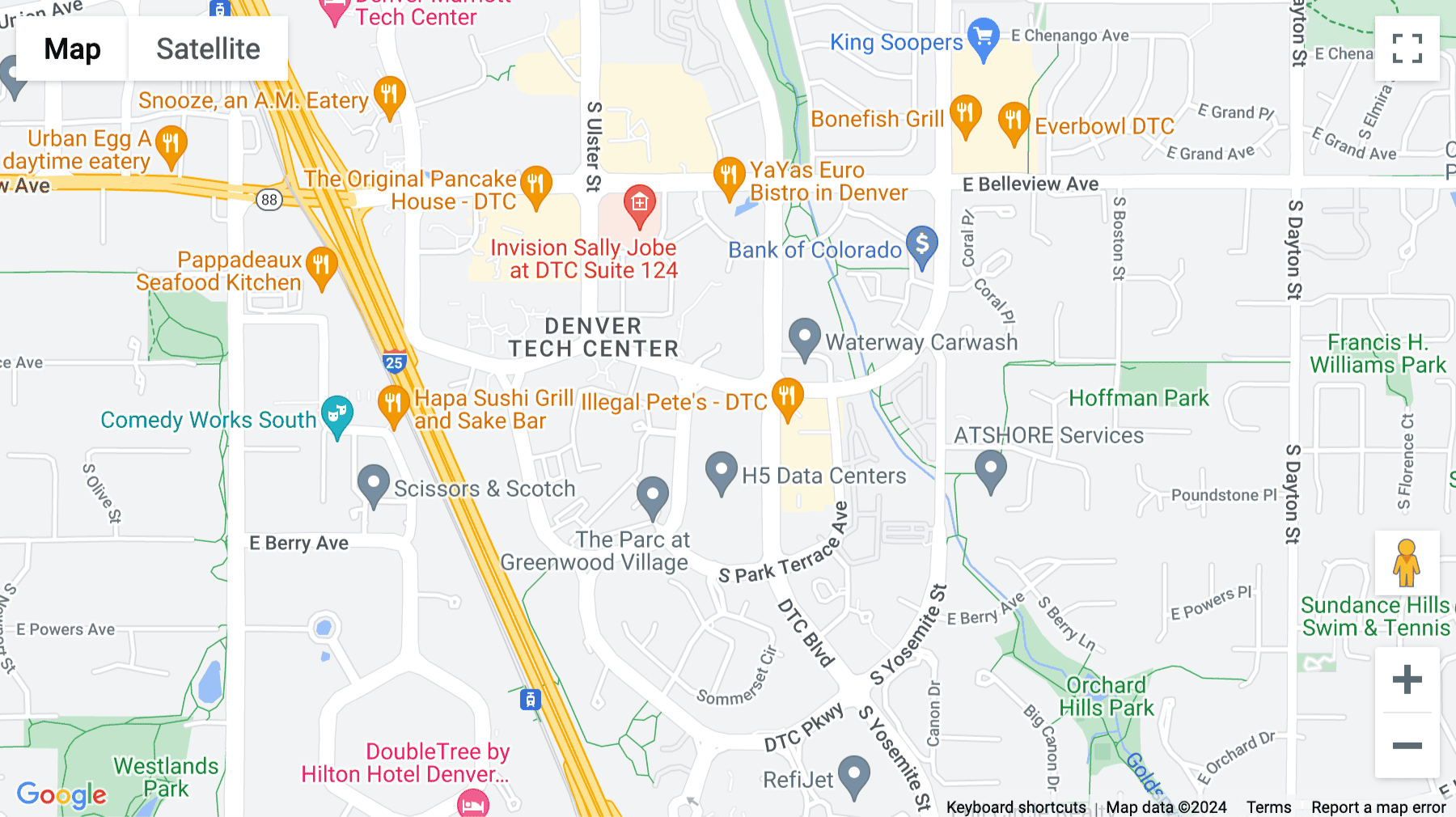 Click for interative map of 8400 E. Prentice Avenue, Suite 1500, Greenwood Village