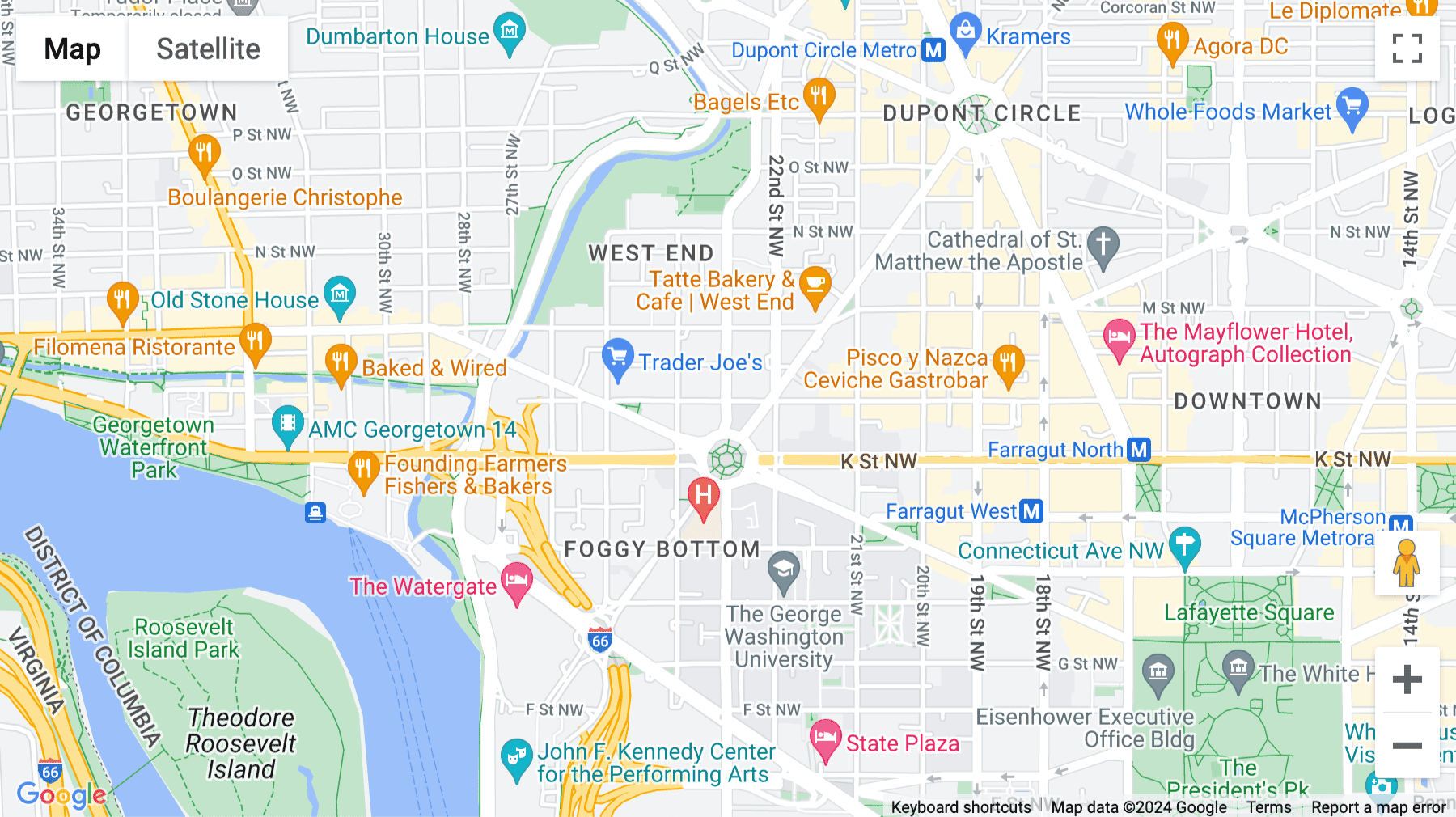 Click for interative map of 2101 L Street NW, Suite 800, Washington DC