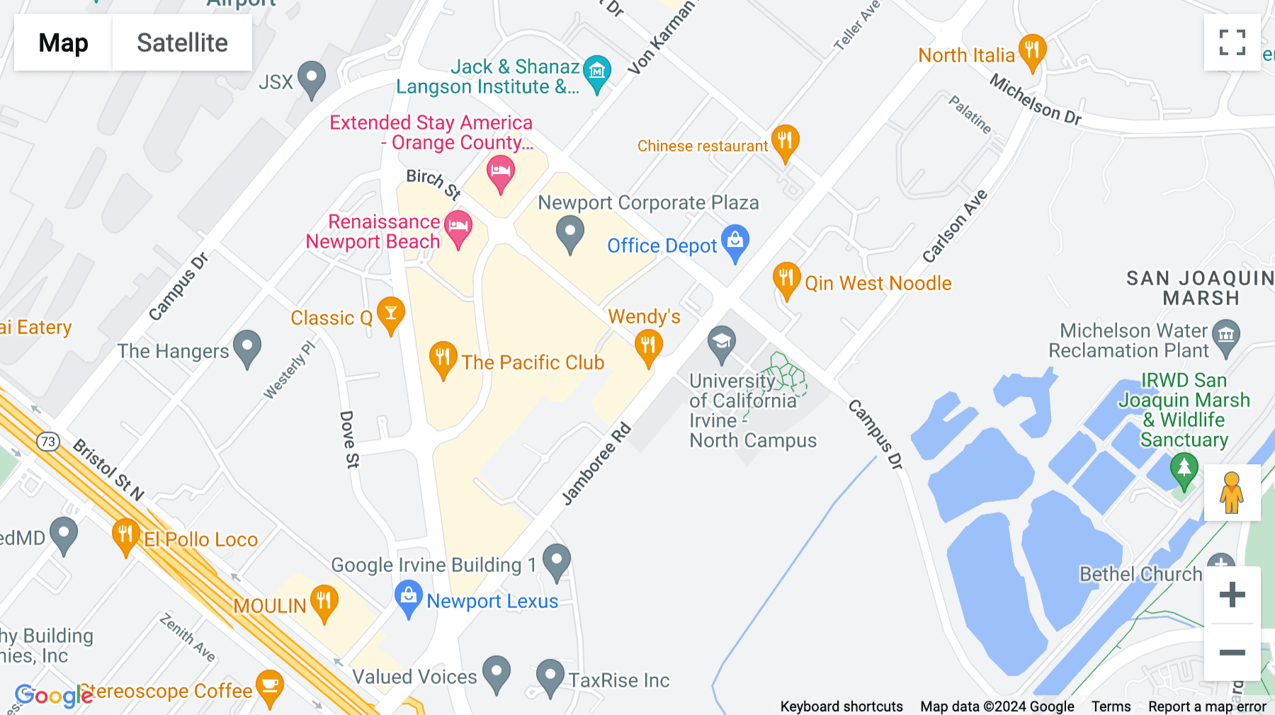 Click for interative map of 5000 Birch Street, Suite 3000, West Tower, Birch Street Center, Newport Beach