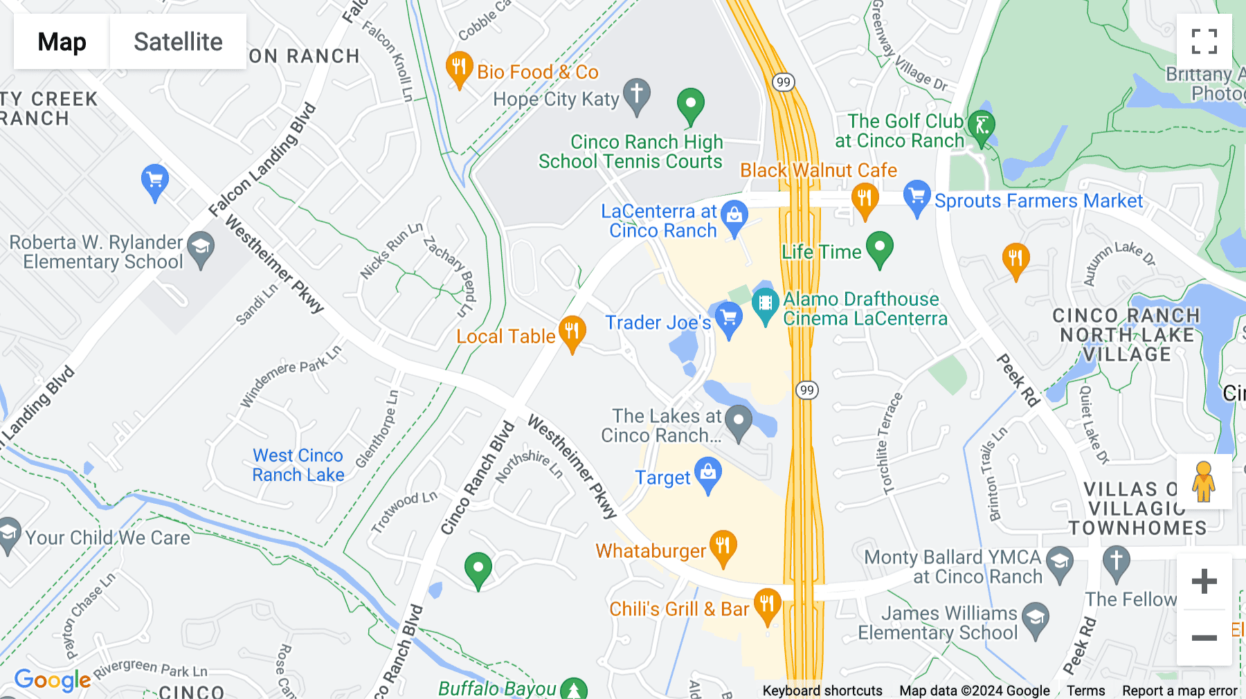 Click for interative map of 24044 Cinco Village Center Blvd, Katy