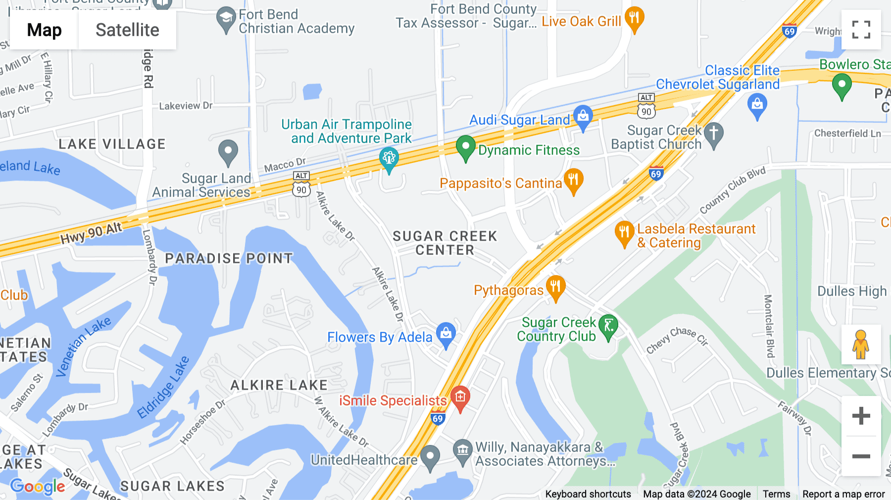 Click for interative map of 54 Sugarcreek Centre Boulevard, Sugar Land