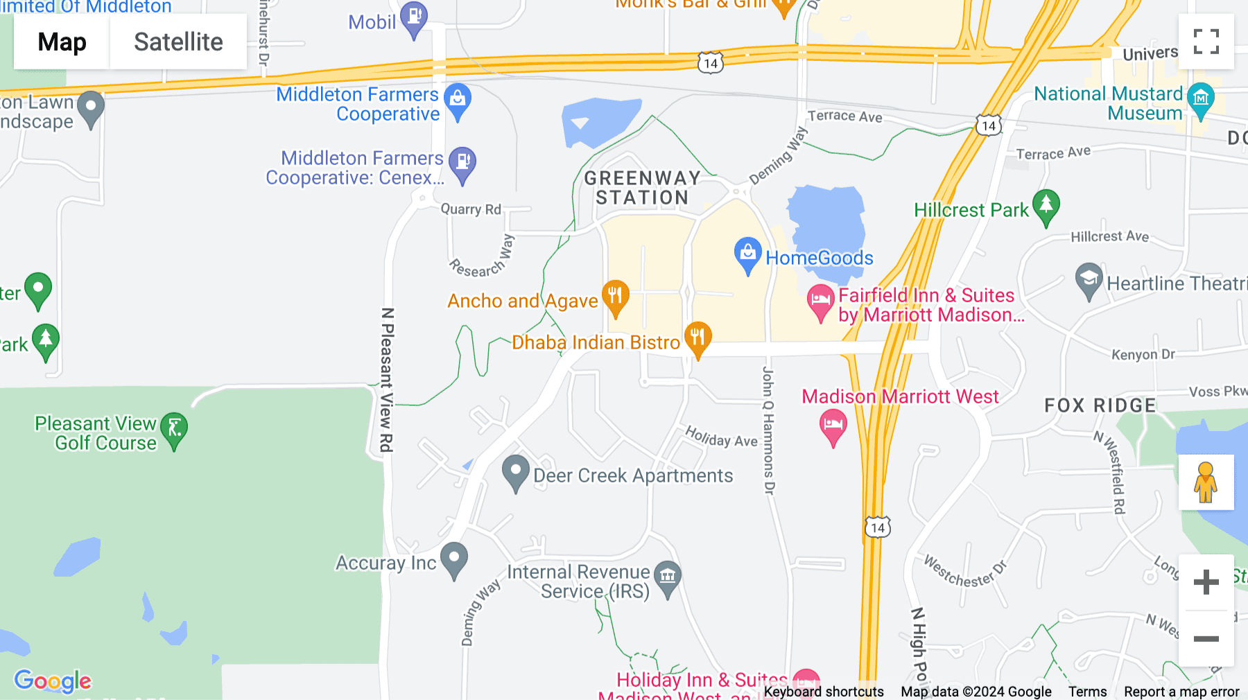 Click for interative map of 8383 Greenway Blvd, Suite 600, Middleton