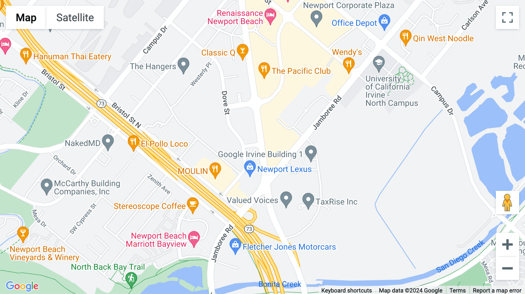 Click for interative map of 4000 MacArthur Blvd, Suite 900, Newport Beach