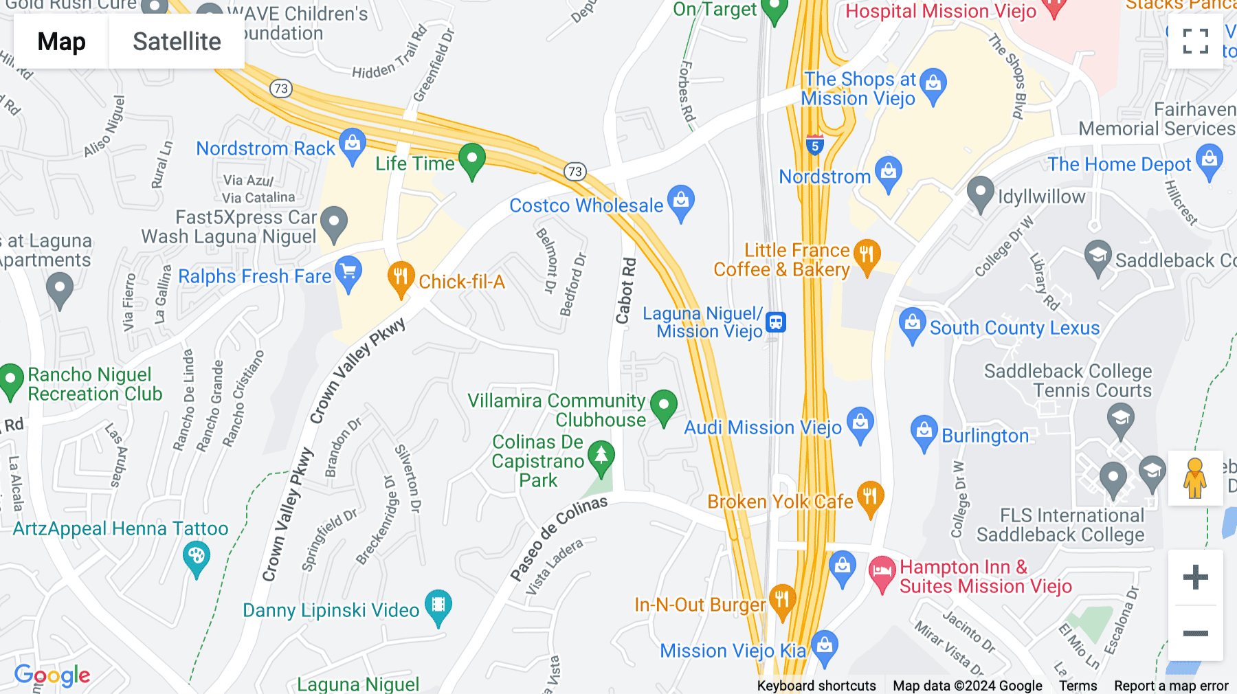 Click for interative map of 28202 Cabot Road, Suite 300, Laguna Niguel