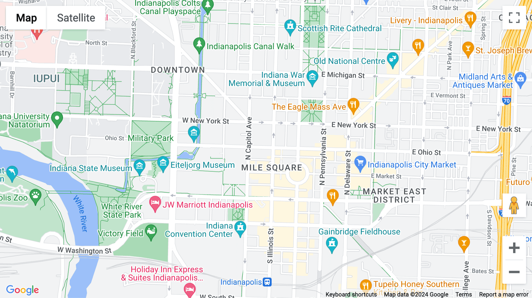 Click for interative map of 101 West Ohio Street, Suite 2000, Indianapolis