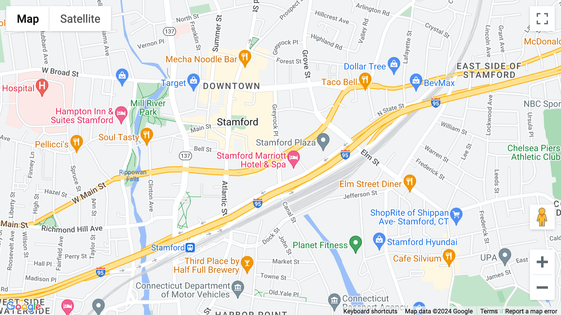 Click for interative map of One Stamford Plaza, 263 Tresser Boulevard, 9th Floor, Stamford