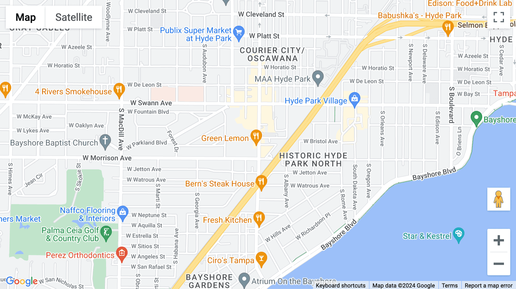 Click for interative map of 711 S. Howard Avenue, No.200, Tampa