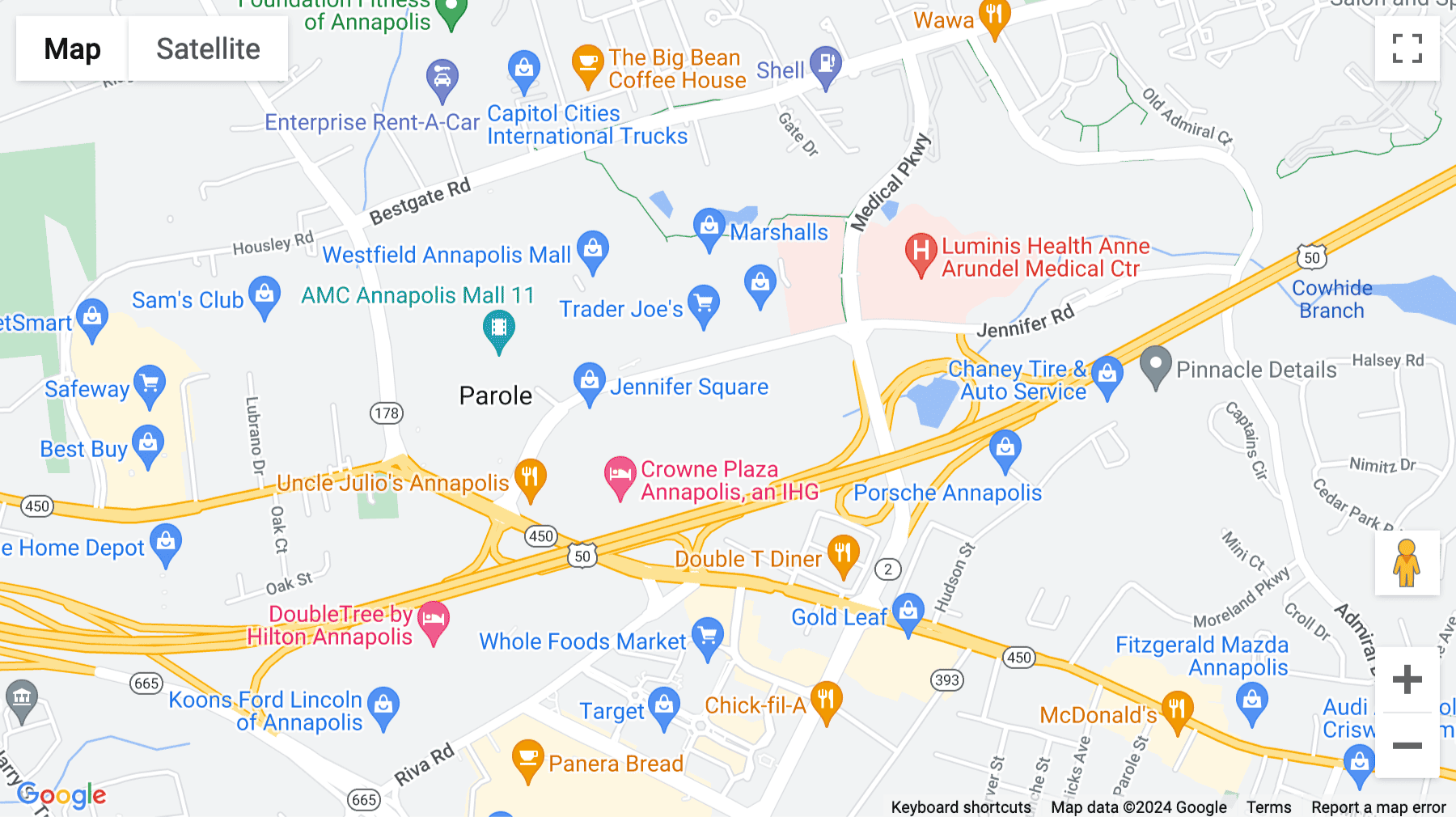 Click for interative map of 1997 Annapolis Exchange Parkway, Suite 300, Annapolis