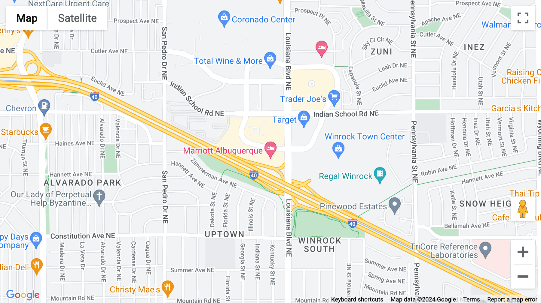 Click for interative map of 6565 Americas Parkway, NE,Suite 200, Albuquerque, Albuquerque