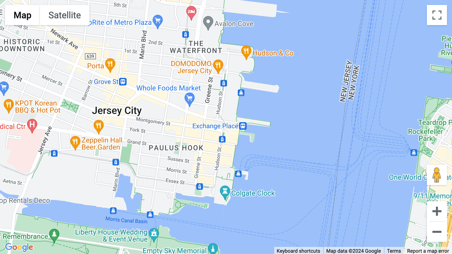 Click for interative map of 2500 Plaza 5, 25th Floor, Harborside Financial Center, Jersey City