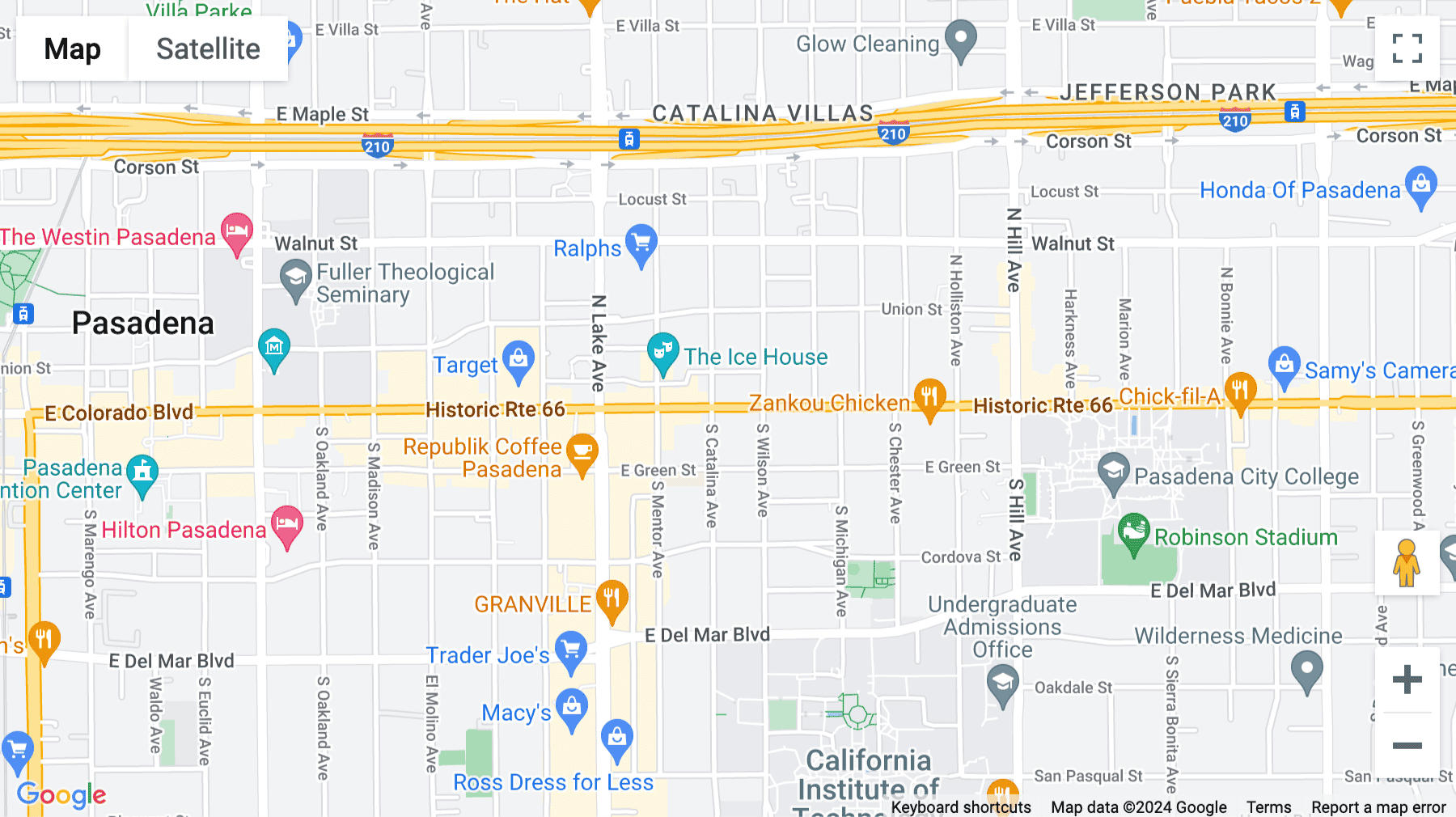 Click for interative map of 1055 East Colorado Boulevard, 5th Floor, Koll Center, Pasadena, Pasadena
