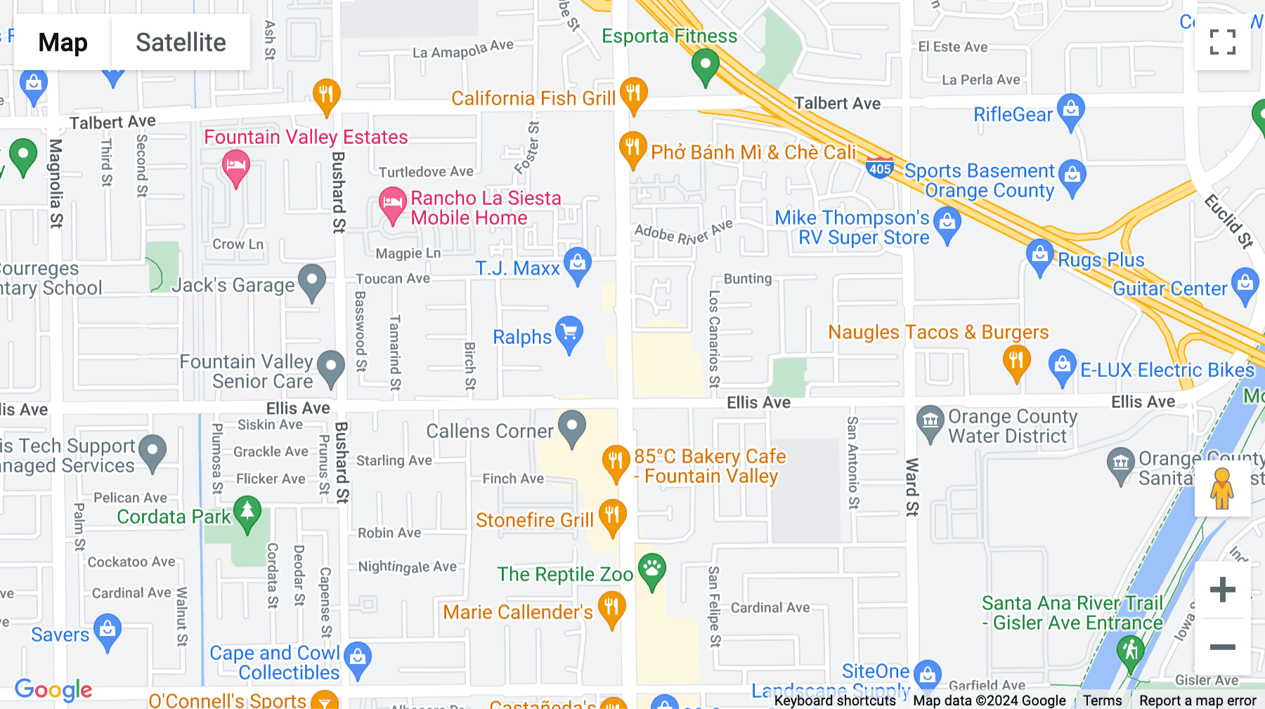 Click for interative map of 18430 Brookhurst Street, Suite 202K, Fountain Valley