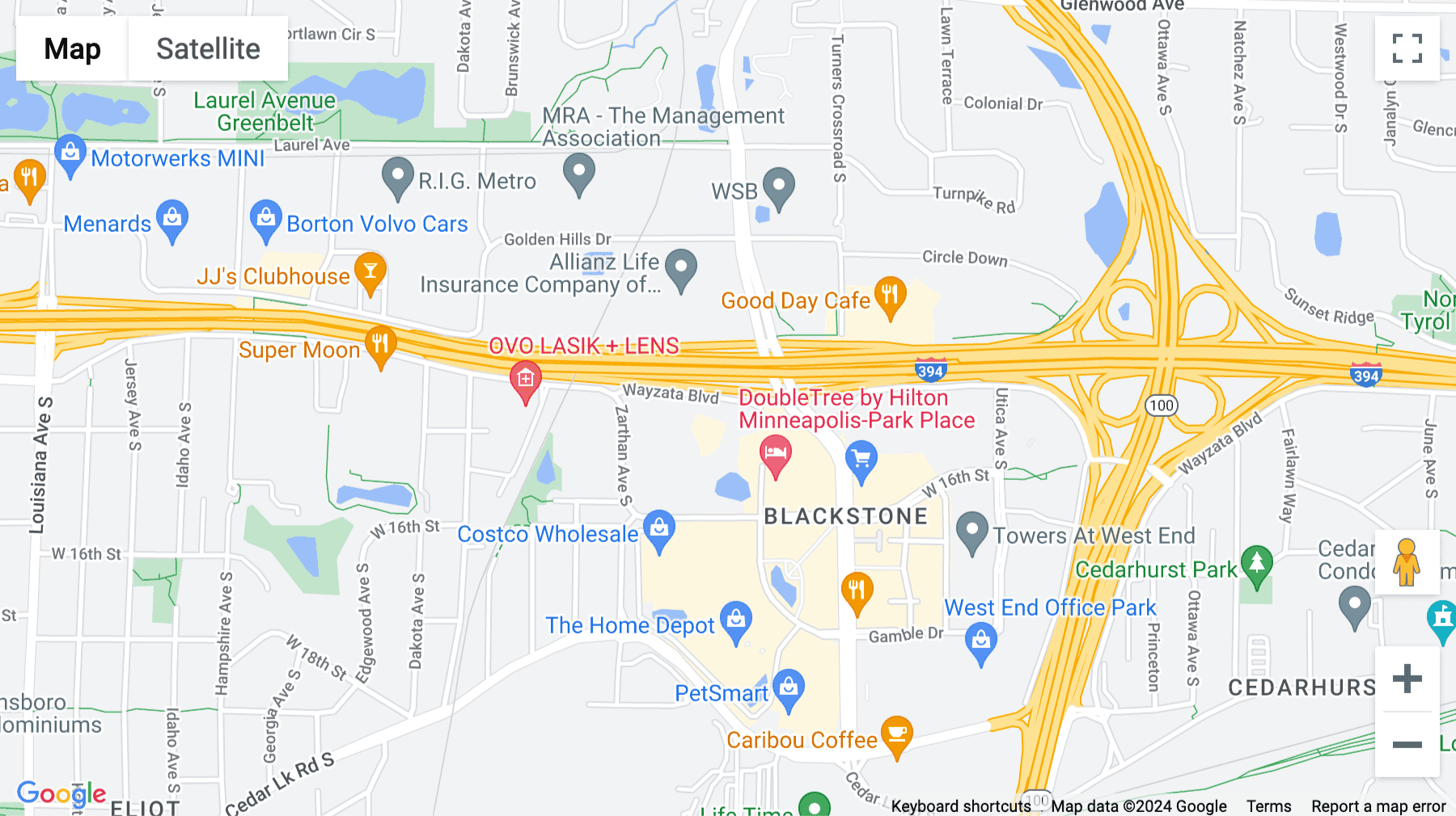 Click for interative map of 5775 Wayzata Boulevard, Suite 700, St Louis Park