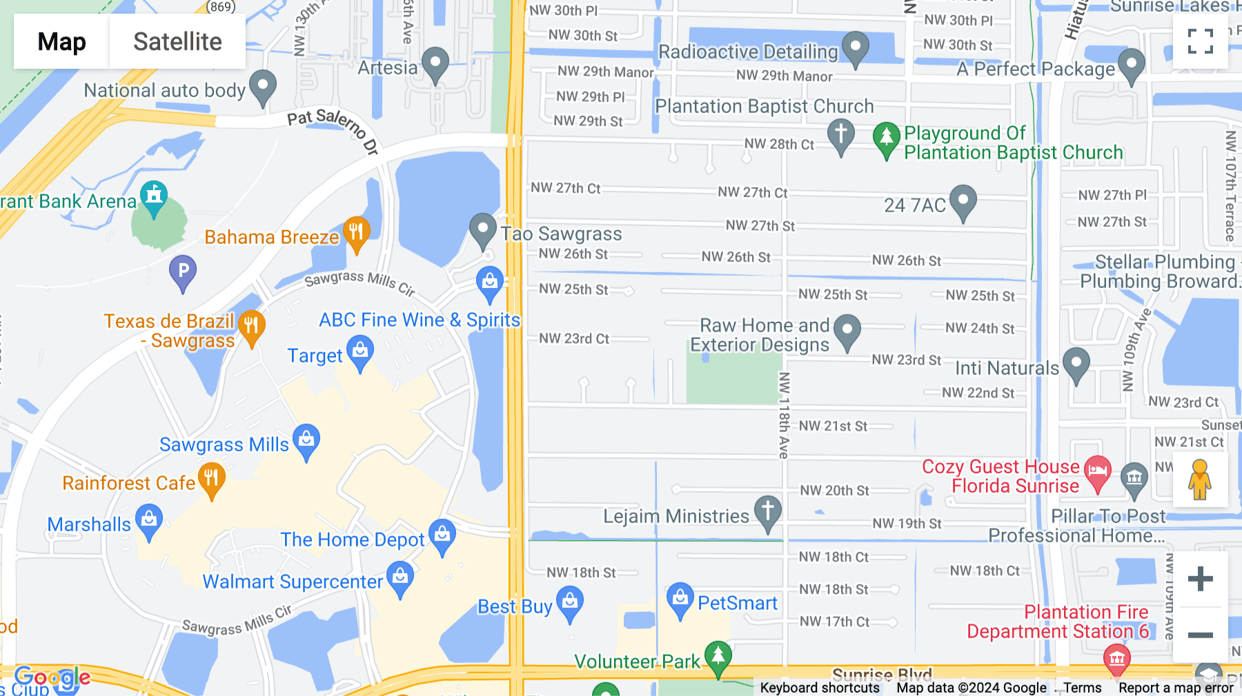 Click for interative map of 1580 Sawgrass Corporation Parkway, Suite 130, Sunrise