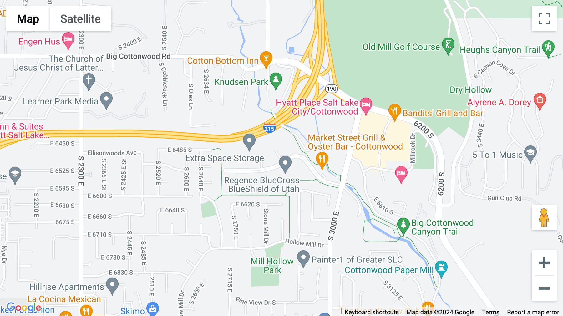 Click for interative map of 2825 East Cottonwood Parkway, Suite 500, Salt Lake City
