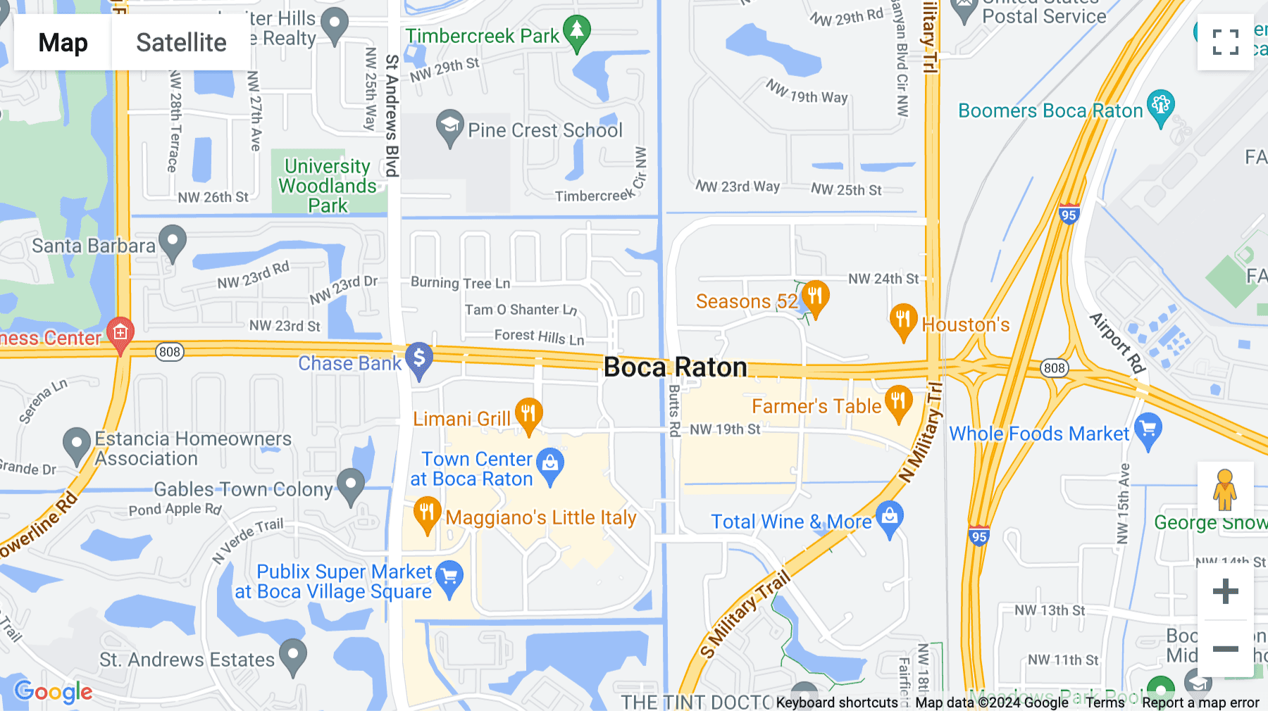 Click for interative map of 2255 Glades Road, Suite 324 A, Glades Road Center, Boca Raton