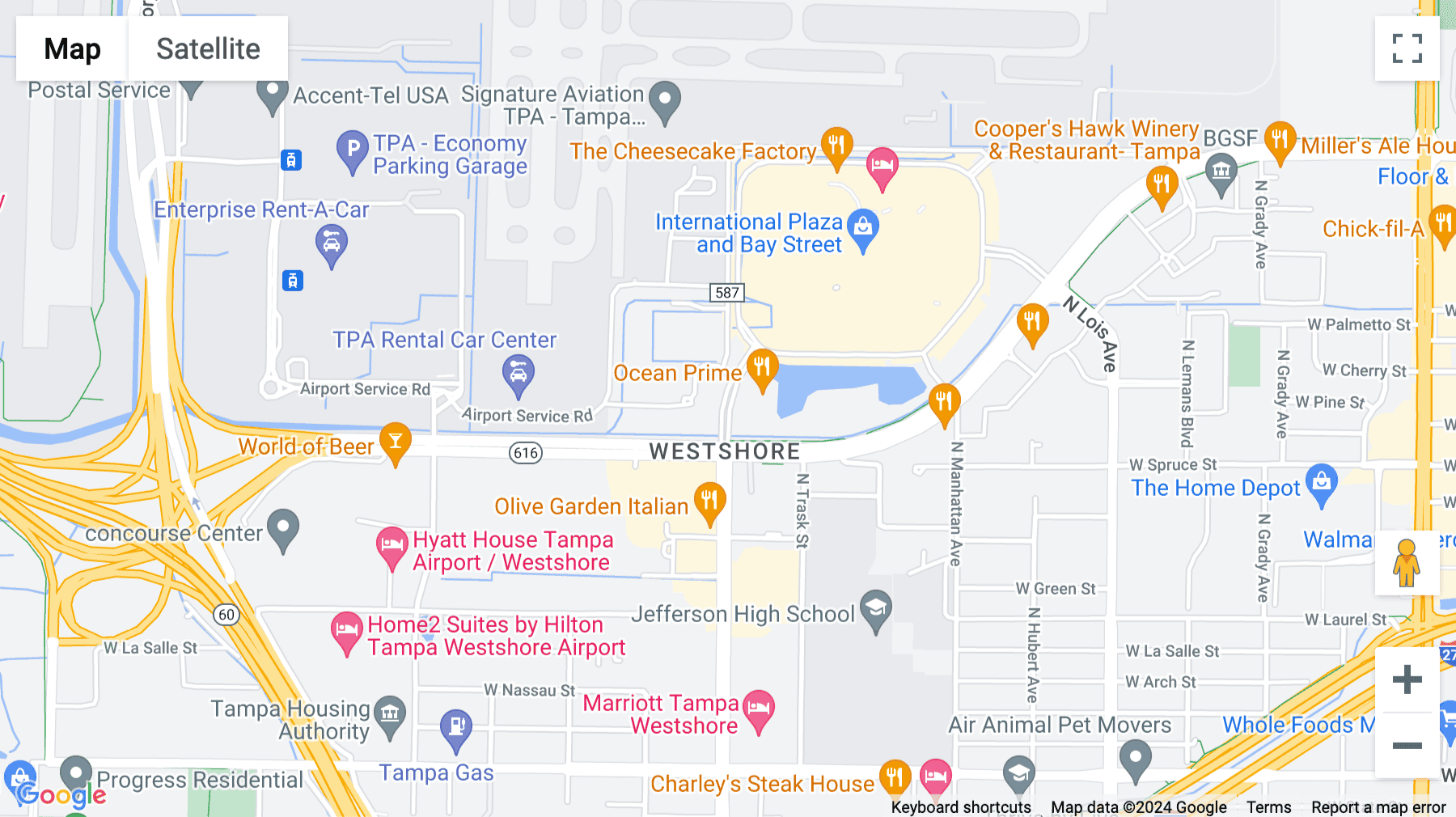 Click for interative map of 2202 N. West Shore Blvd., Suite 200, Westshore Center, Tampa
