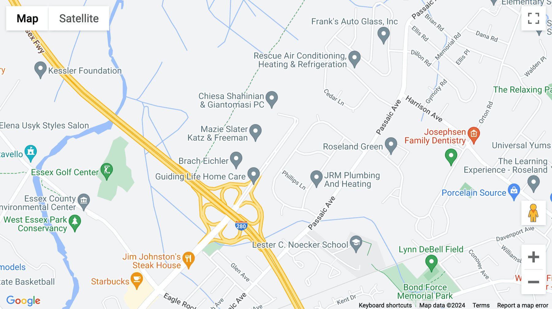Click for interative map of 101 Eisenhower Parkway, Suite 300, Roseland