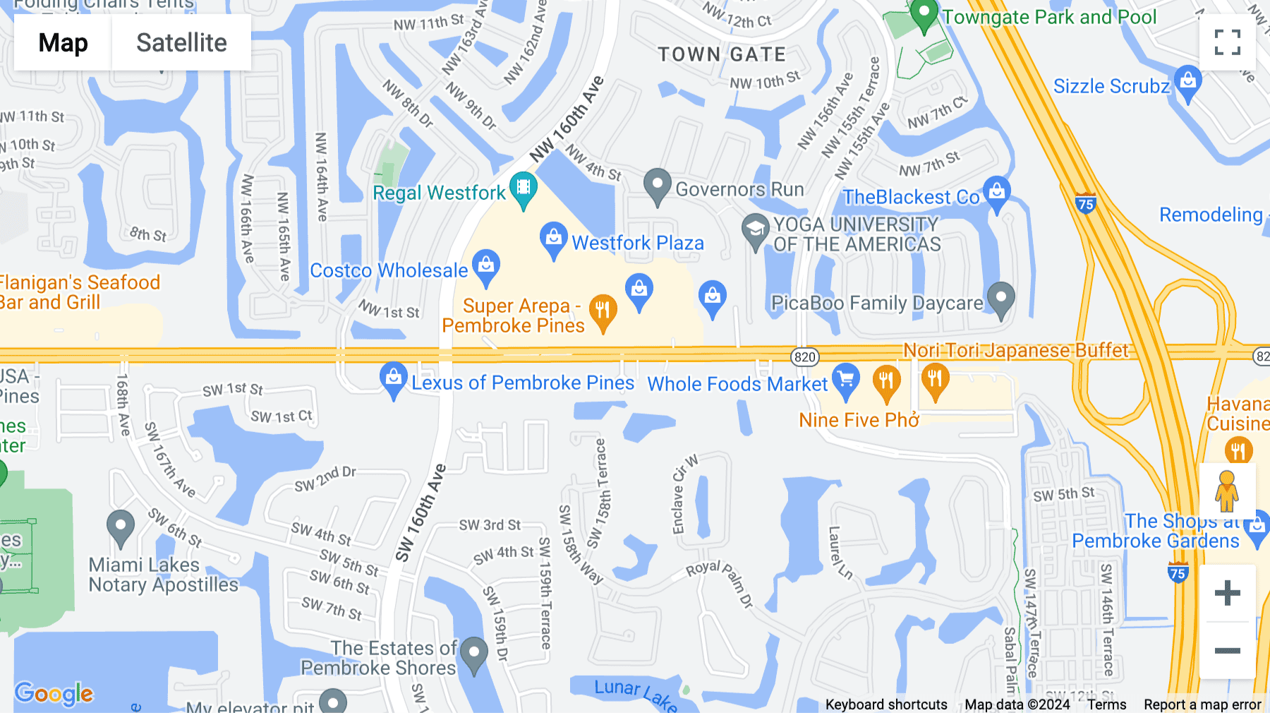 Click for interative map of Suite 300, 15800 Pines Blvd, Pembroke Pines