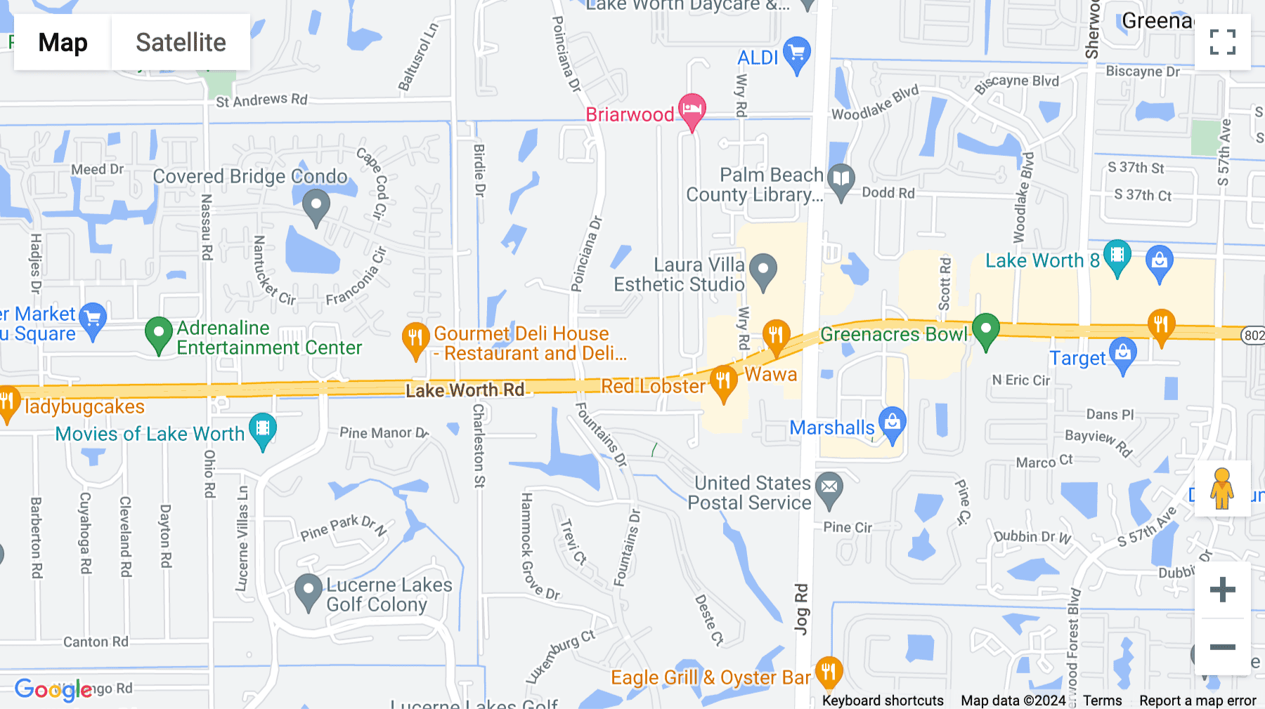 Click for interative map of 6801 Lake Worth Road, Greenacres