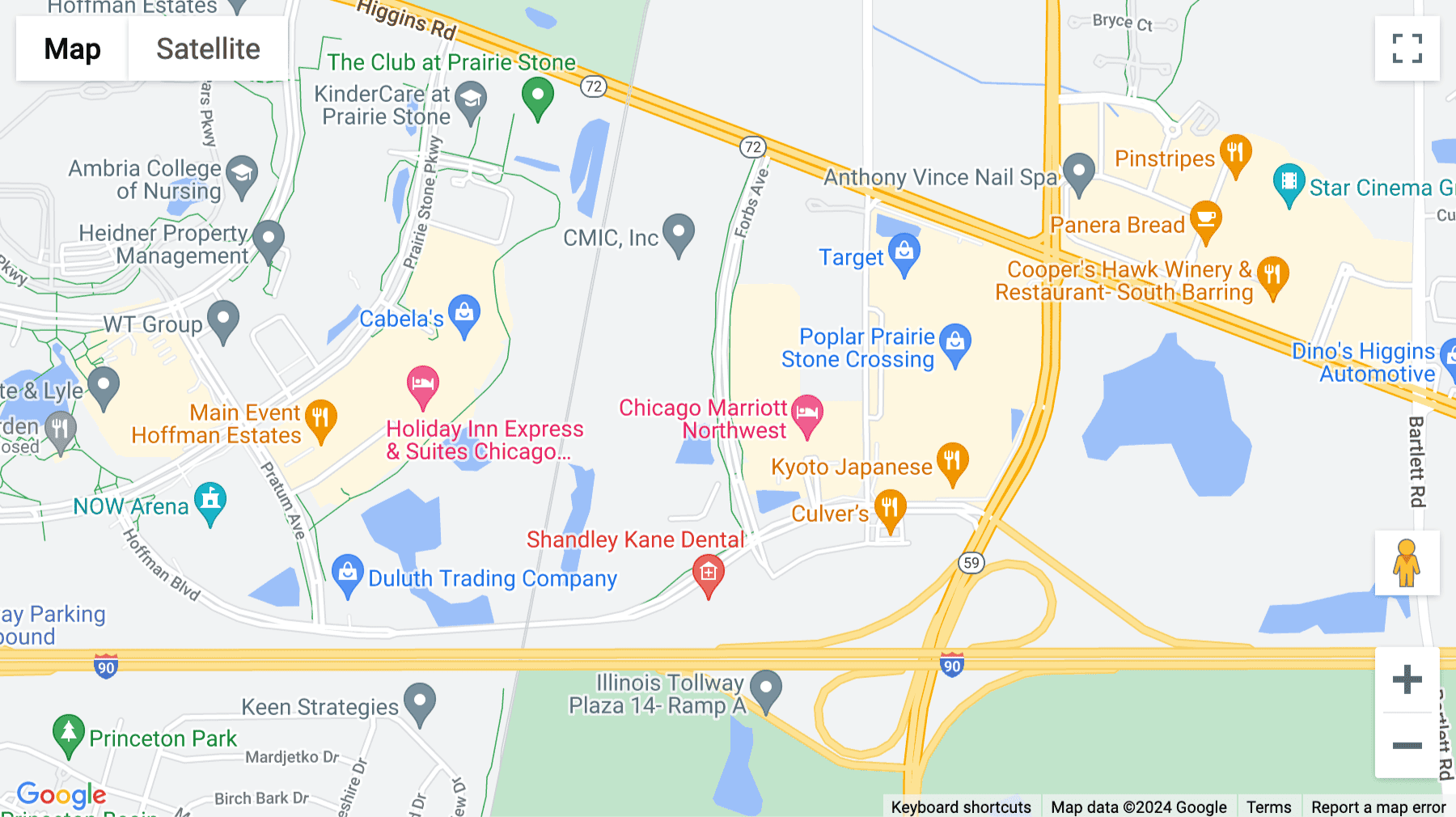 Click for interative map of 2815 Forbs Avenue, Suite 107, Hoffman Estates